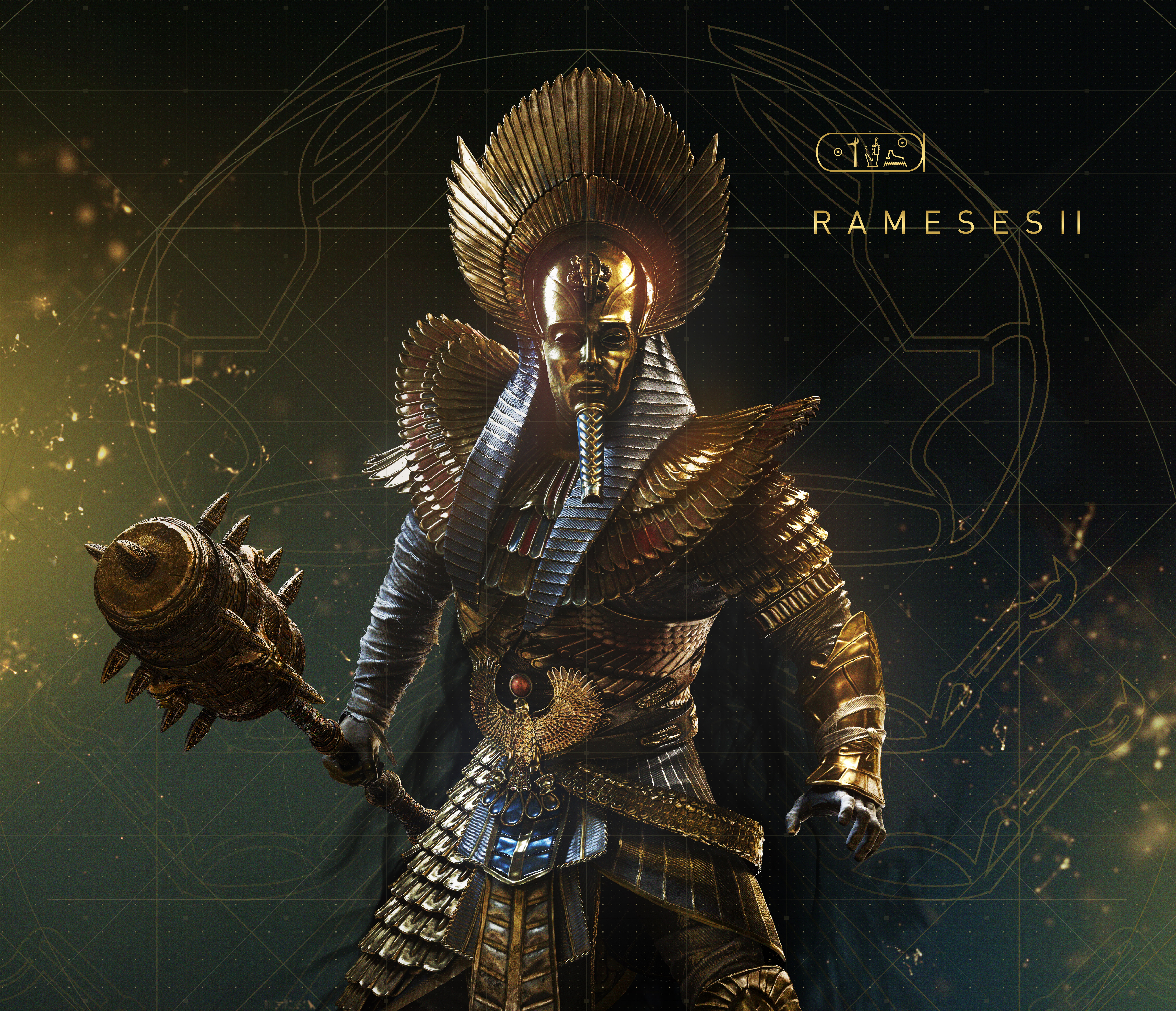 The Curse of the Pharaohs, 4K, 8K, Ramesses II, 2018, Assassins Creed: Origins, 8K, HD Wallpaper