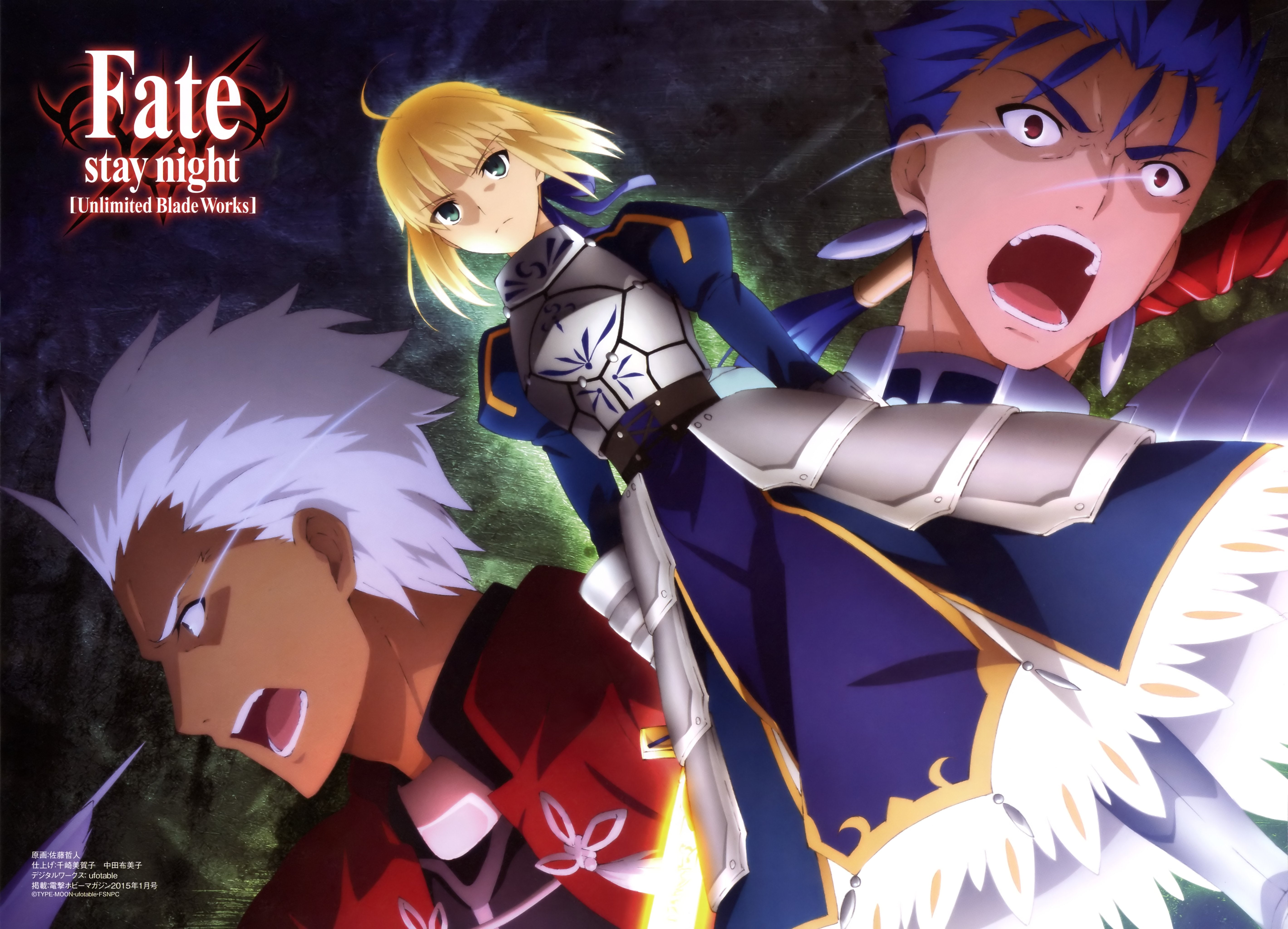 stay, saber, lancer, archer, 5K, fate, night, HD Wallpaper