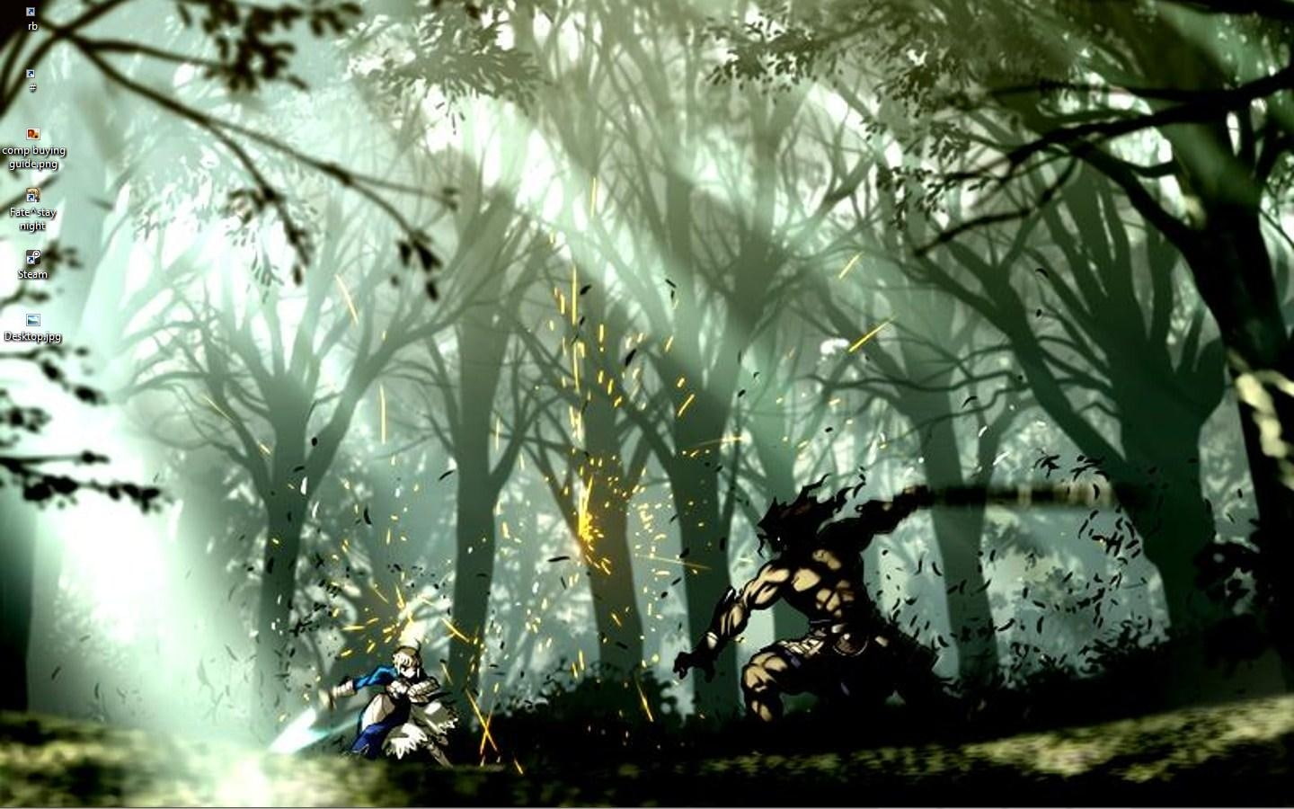 fate, berserker, art, fatestay, 720P, stay, night, x, series, anime, hd, Fate/stay Night, saber, HD Wallpaper