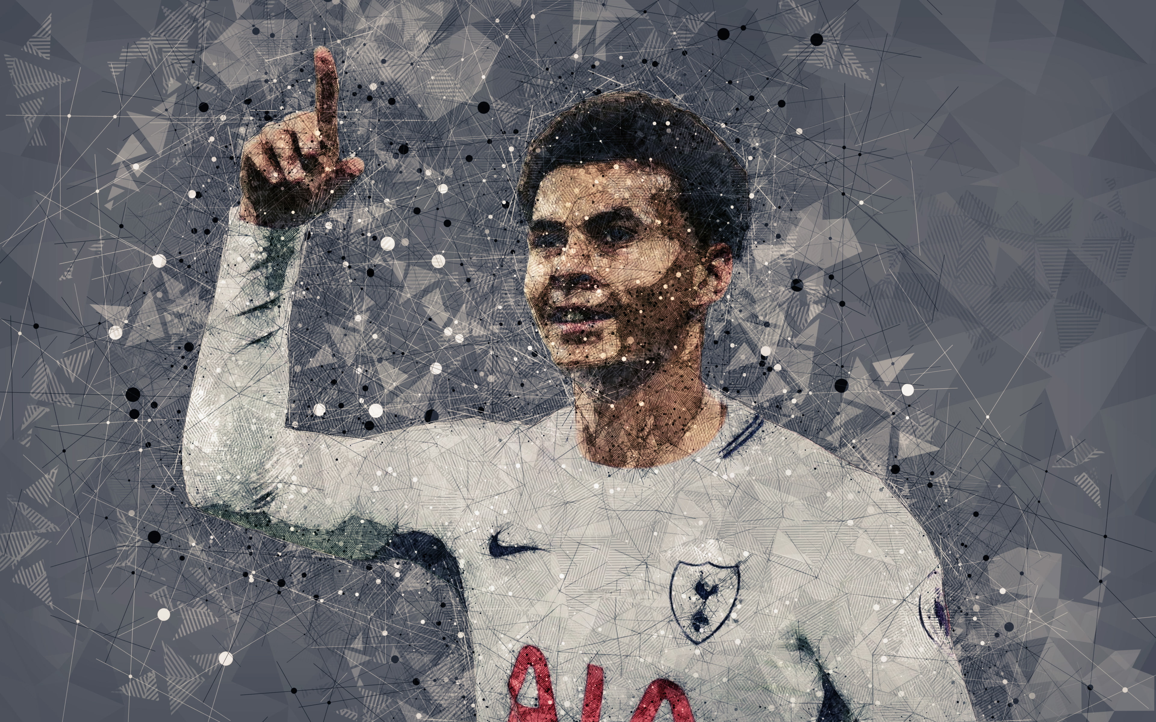 4K, Tottenham Hotspur F.C., Dele Alli, Soccer, HD Wallpaper