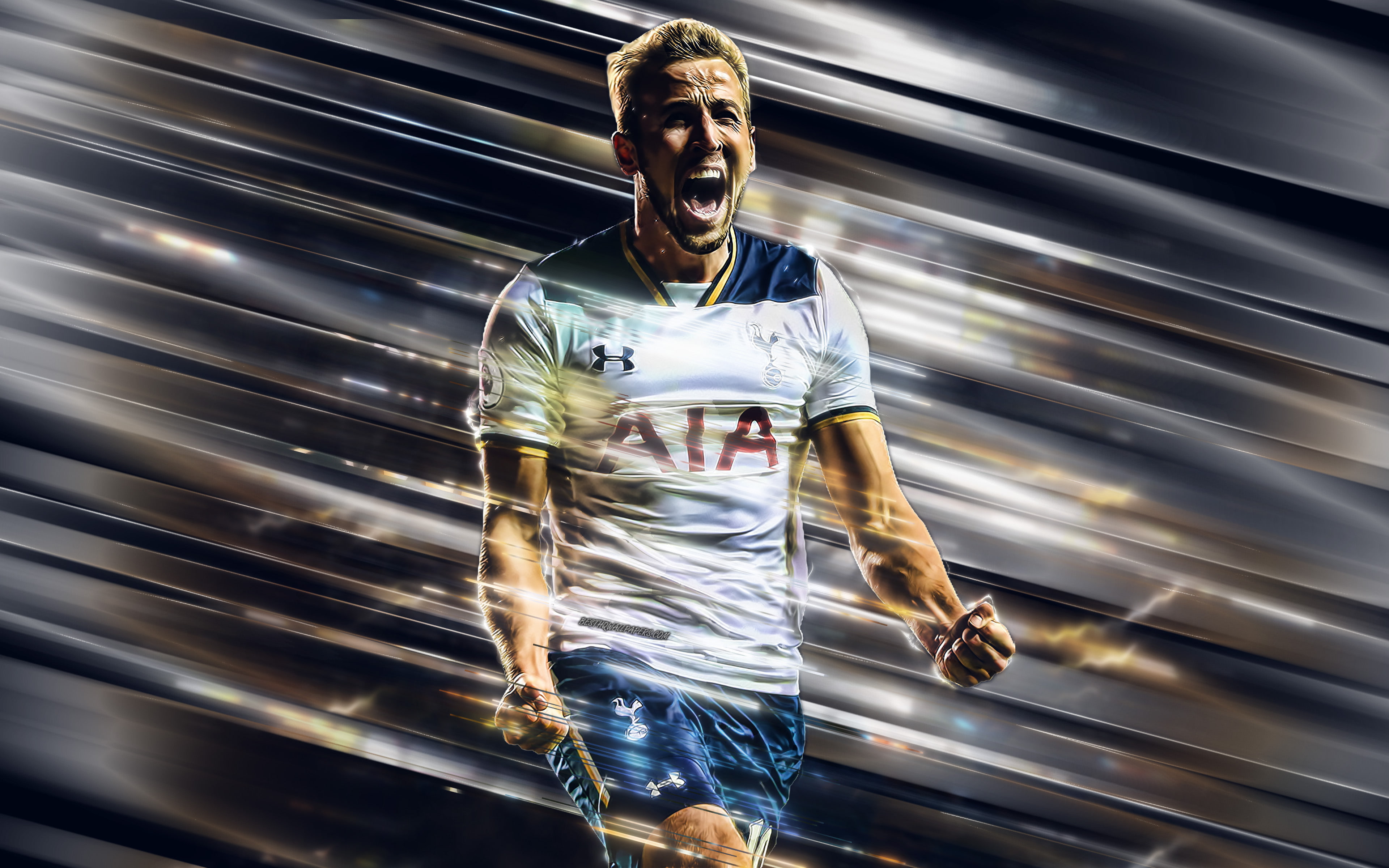 Soccer, 4K, Tottenham Hotspur F.C., Harry Kane, HD Wallpaper