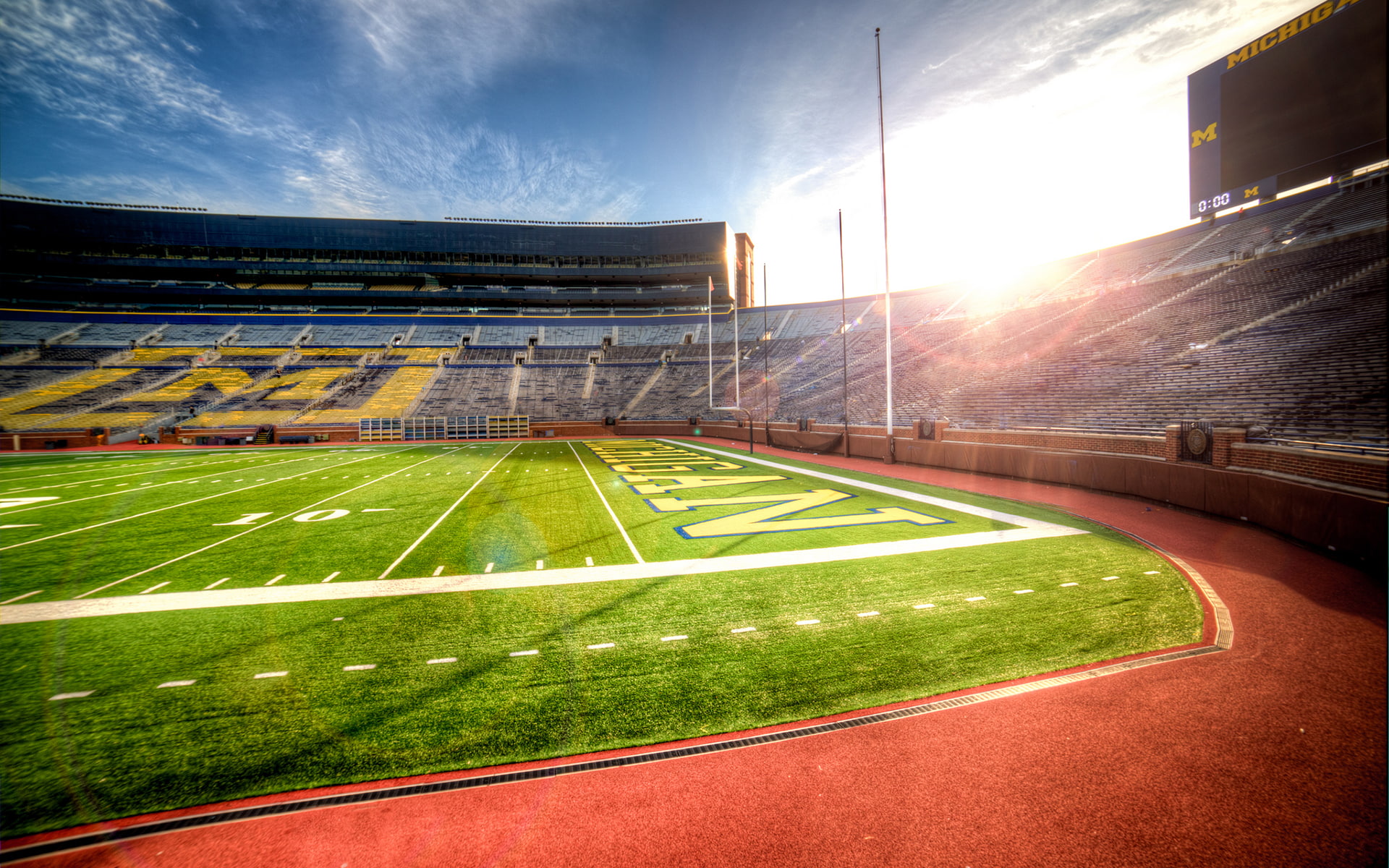 field, 1080P, sports, football, hd, stadium, HD Wallpaper