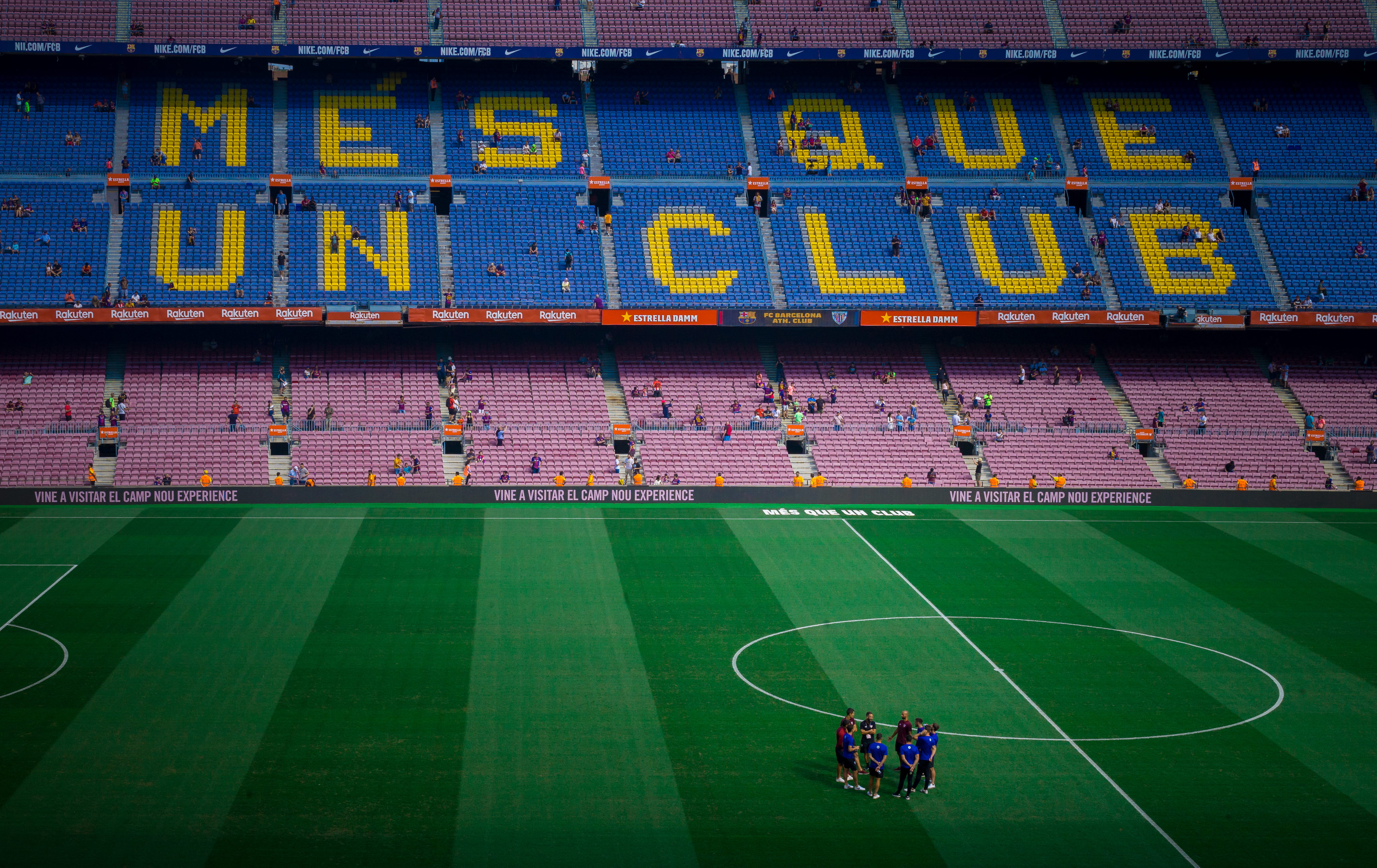 messi, day, match - sport, person, human, green, player, crowd, lose, game, leisure activity, field, building, sport, win, high angle view, team, group of people, HD Wallpaper
