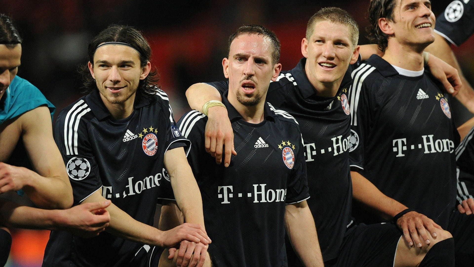 people, indoors, cooperation, confidence, sport, waist up, excitement, Bayern Munich, adidas, competition, group of people, text, emotion, soccer, Bastian Schweinsteiger, HD Wallpaper