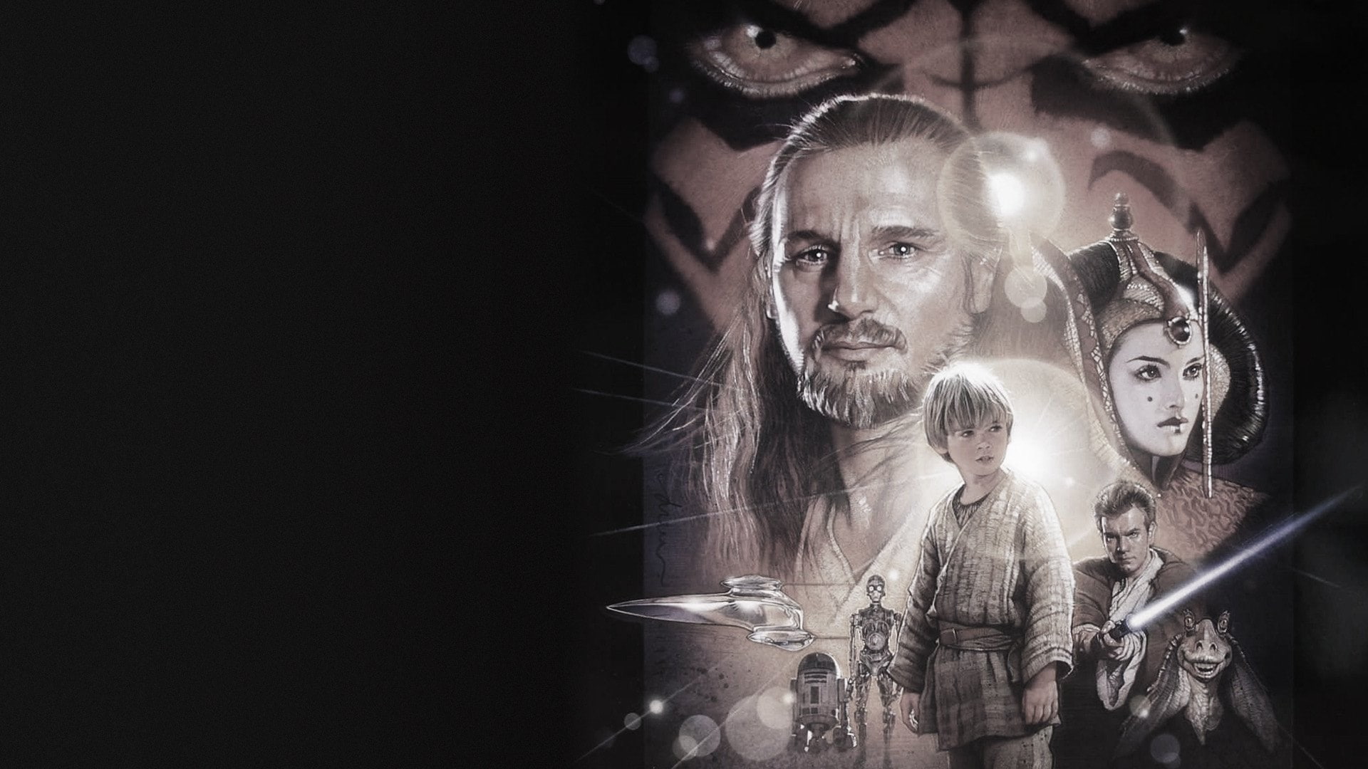 childhood, mid adult, smoking - activity, adult, star wars episode i the phantom menace, digital composite, indoors, dark, retro styled, child, offspring, HD Wallpaper
