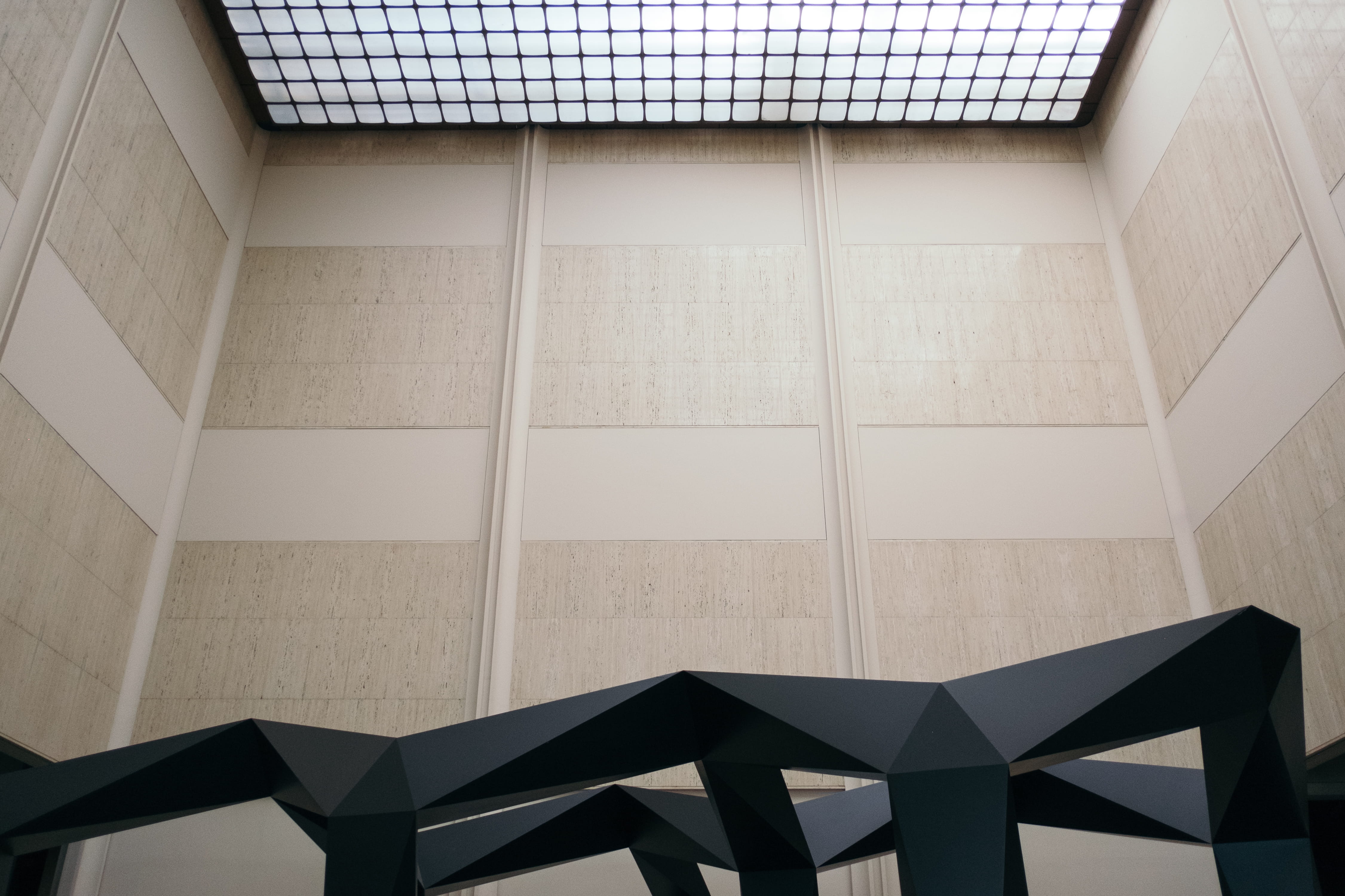pattern, low angle view, built structure, art, geometric shape, light, 4K, building, day, sculpture, united states, architecture, los angeles, space for text, HD Wallpaper