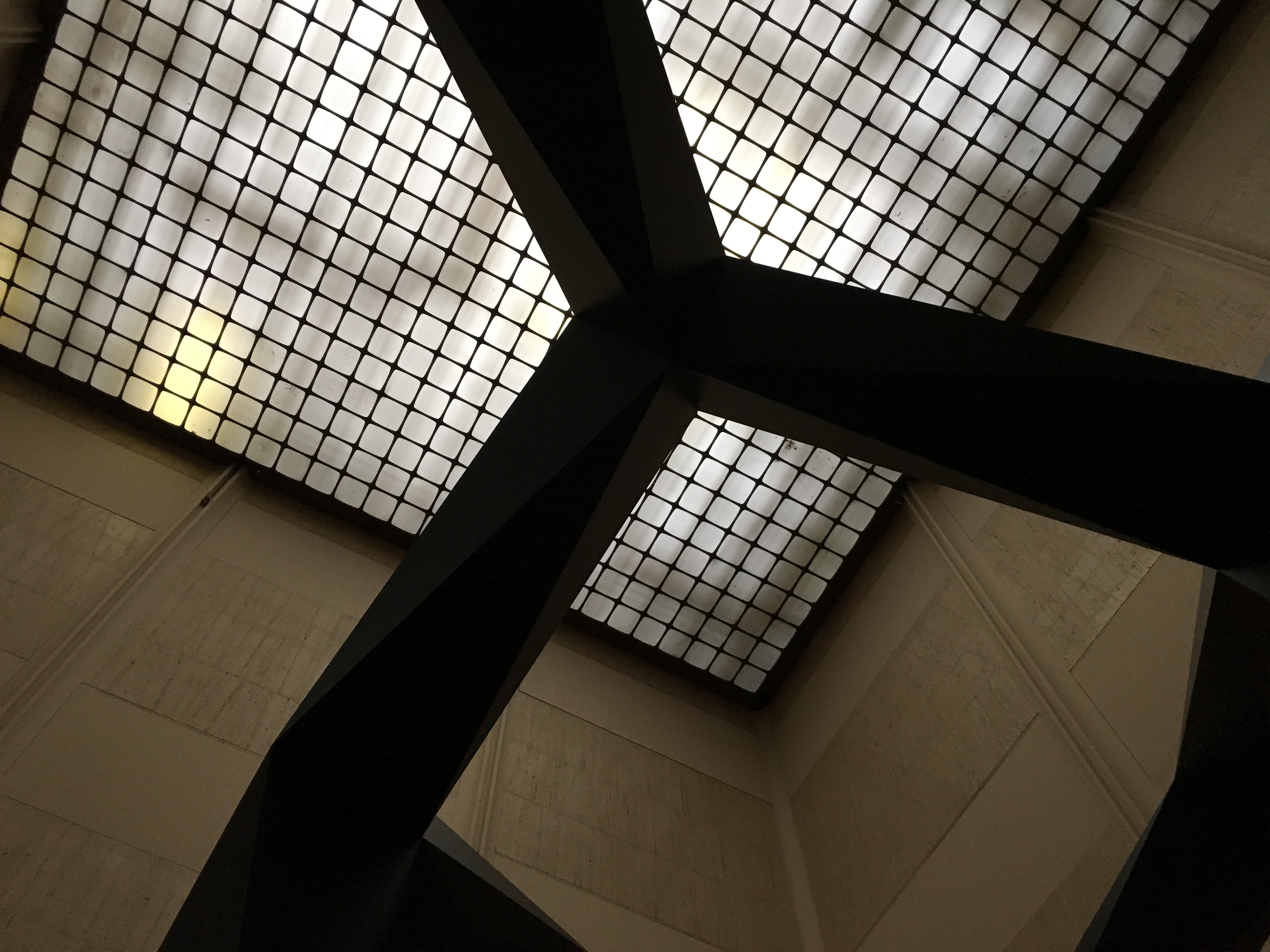 day, united states, glass - material, geometric, skylight, geometric shape, architecture and art, directly below, low angle view, indoors, tiled floor, HD Wallpaper