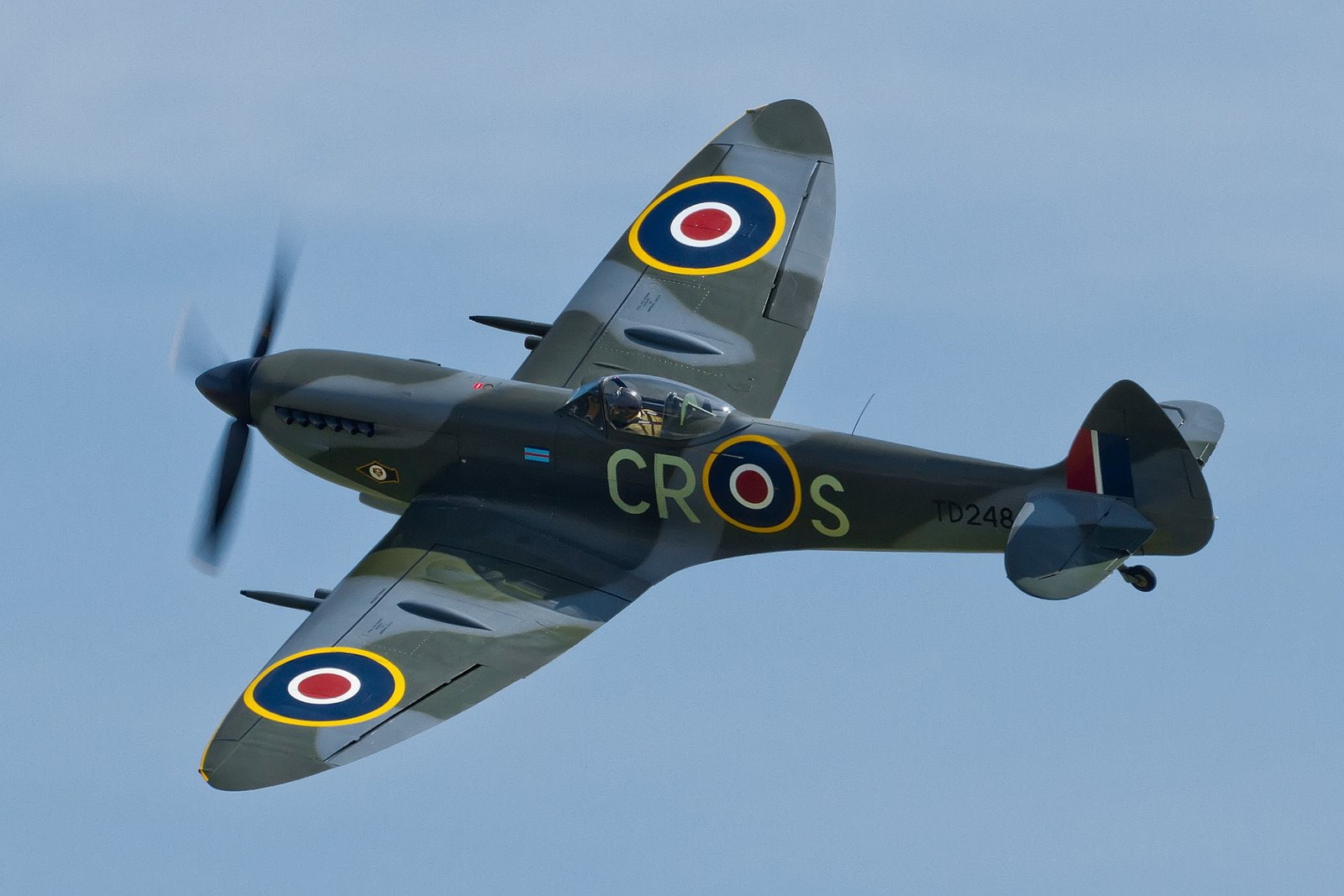 airplanes, aircraft, bomber, sky, supermarine, aeroplane, flying, warbirds, spitfire, raf, fighter, 720P, flight, airshow, war, HD Wallpaper
