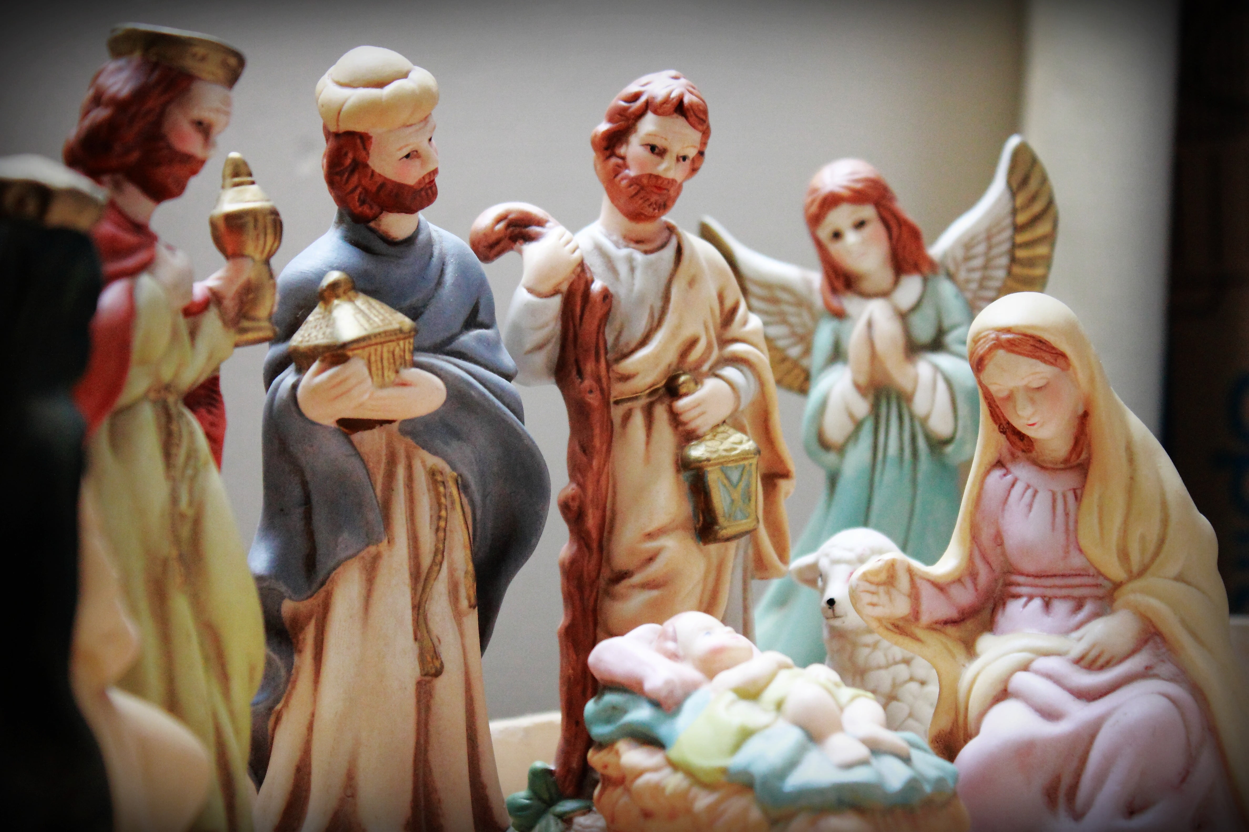 variation, manger, male likeness, jose, set, representation, choice, christmas crib figures, art and craft, sculpture, christ, christmas, food and drink, HD Wallpaper