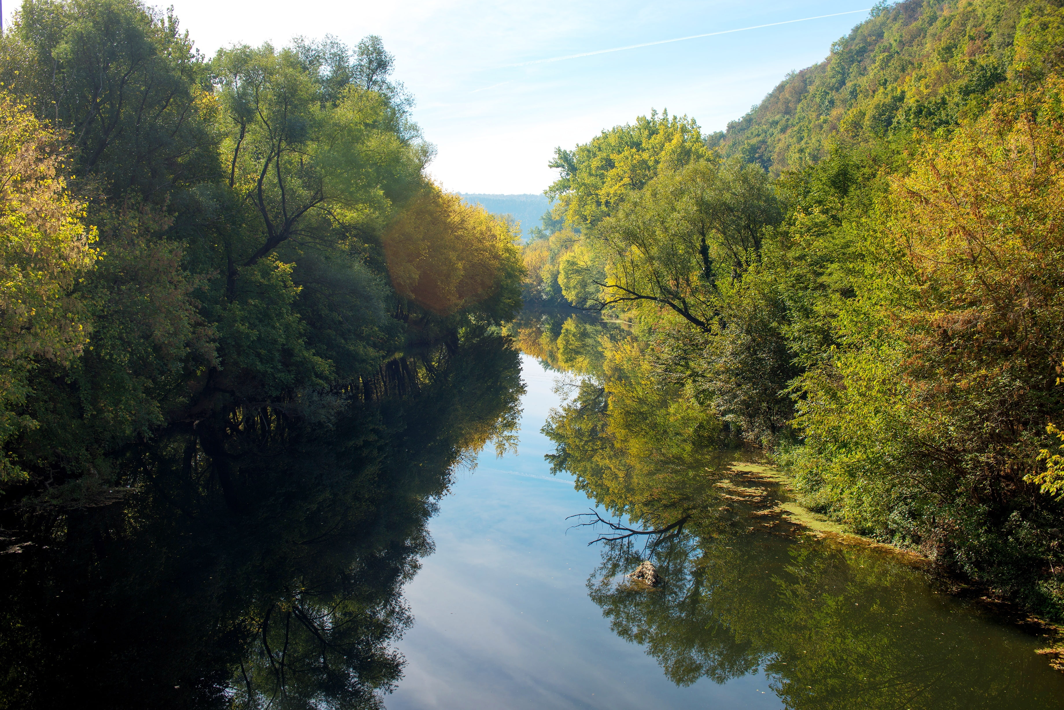 river, 2K, Northern Bulgaria, summer, a tributary of the Danube, Yantra, body, water, HD Wallpaper