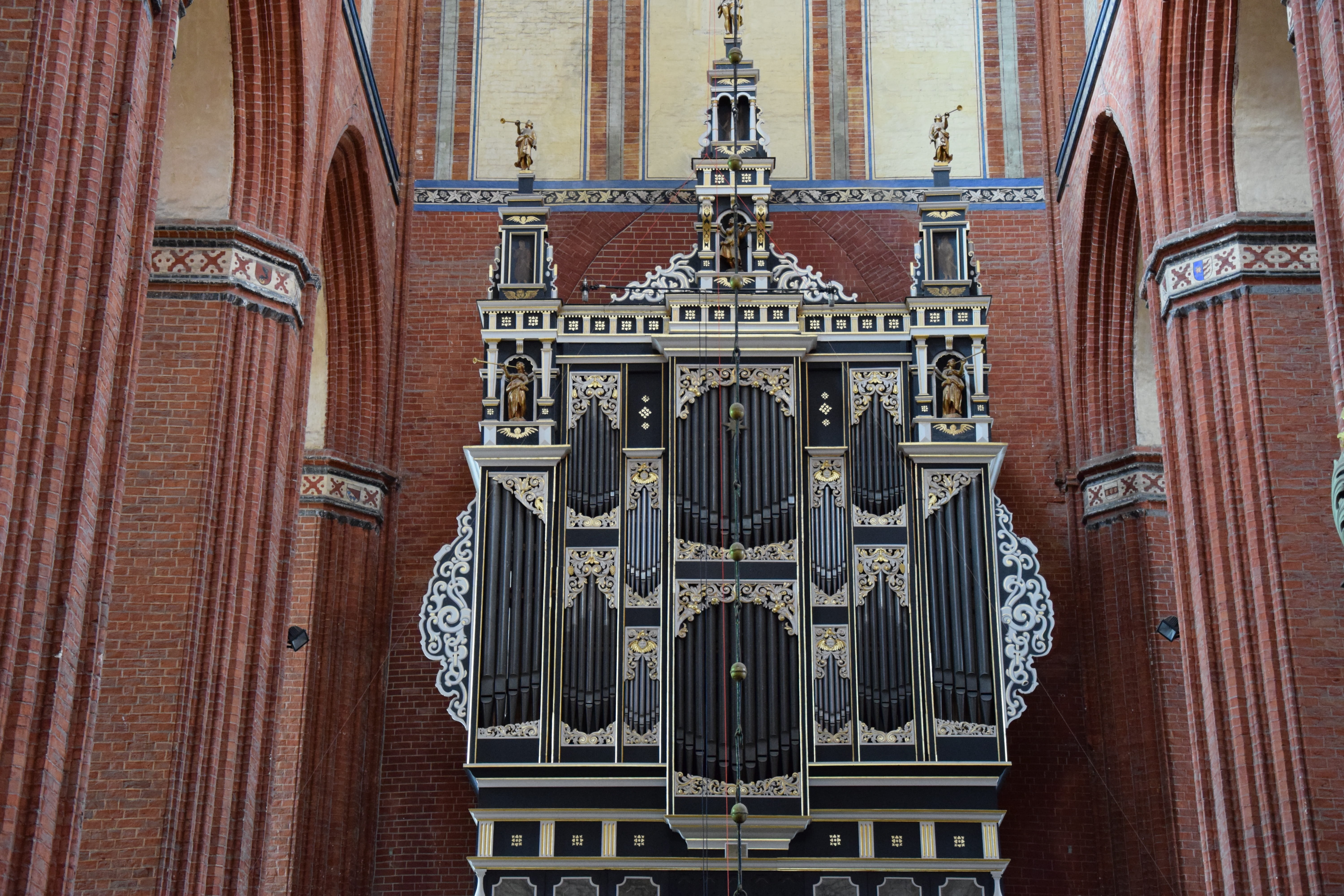 travel destinations, sacral, ornate, musical instrument, organ, low angle view, church, 5K, architecture, religion, pipe organ, architectural column, music, HD Wallpaper