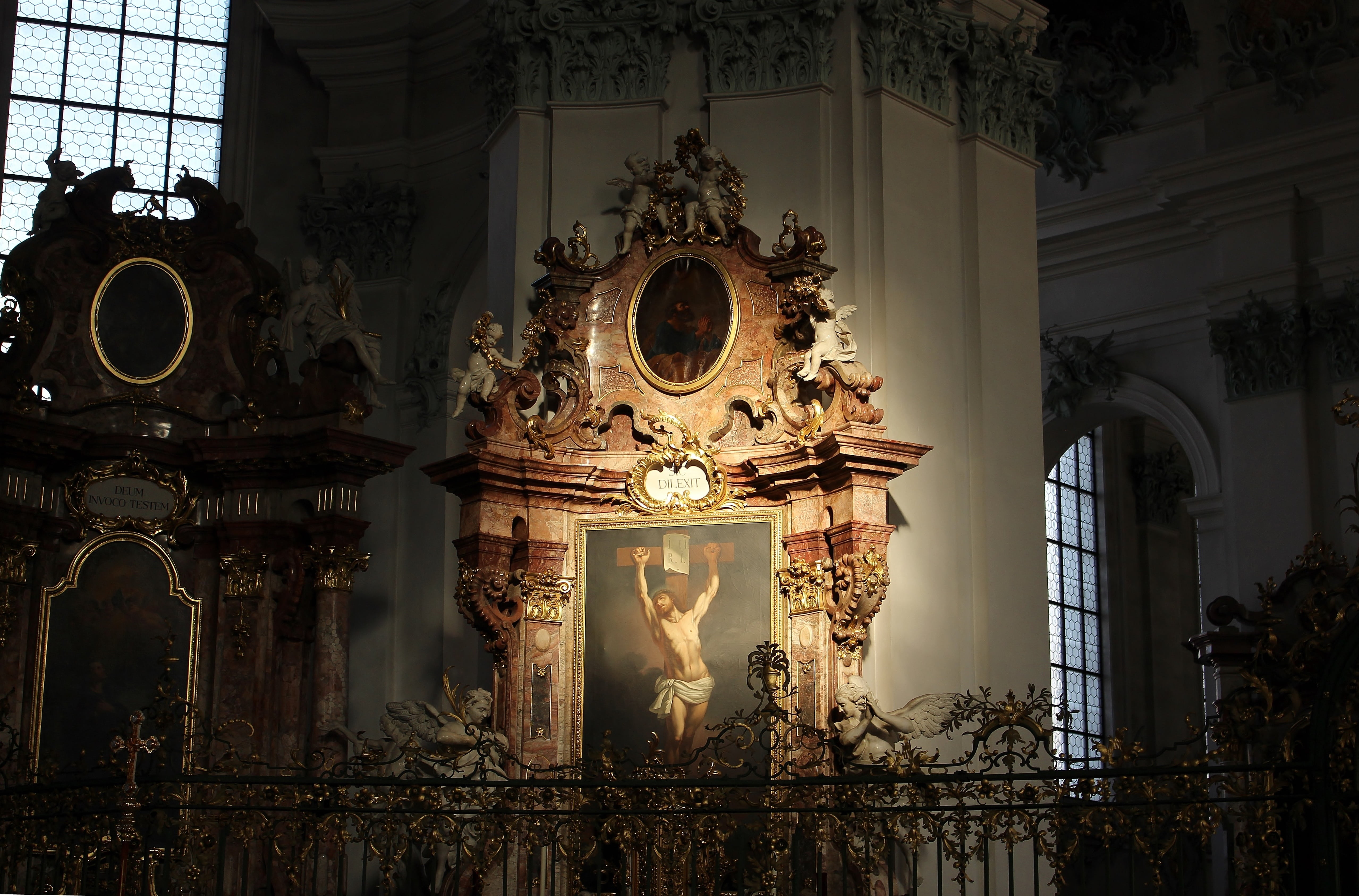 lighting equipment, st gallen, window, 4K, place of worship, jesus christ, history, luxury, architectural column, sacral, craft, the past, architecture, HD Wallpaper