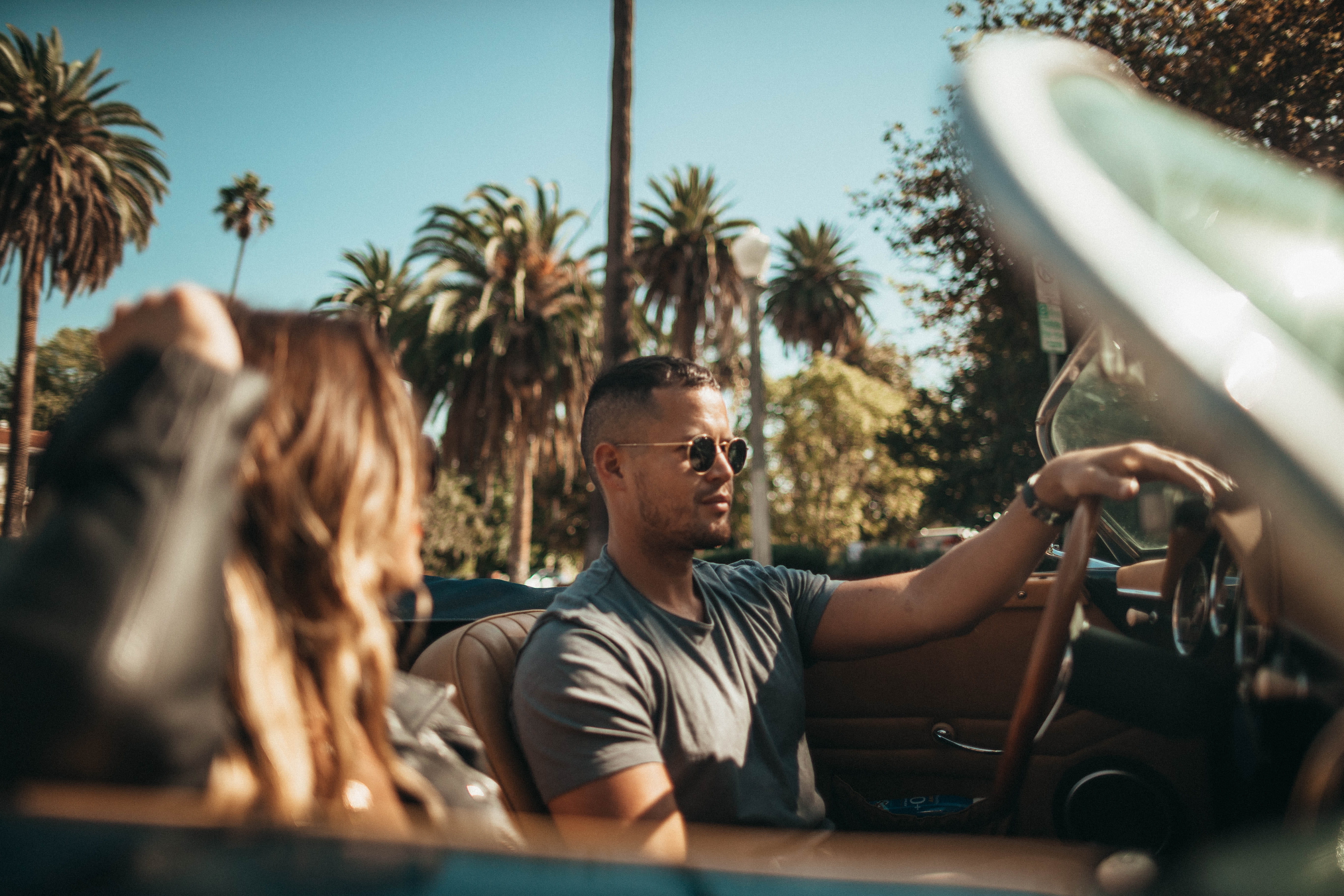 car, male, couple - Relationship, caucasian Ethnicity, woman, adults Only, travel Destinations, people Traveling, transportation, enjoyment, men, heterosexual Couple, HD Wallpaper
