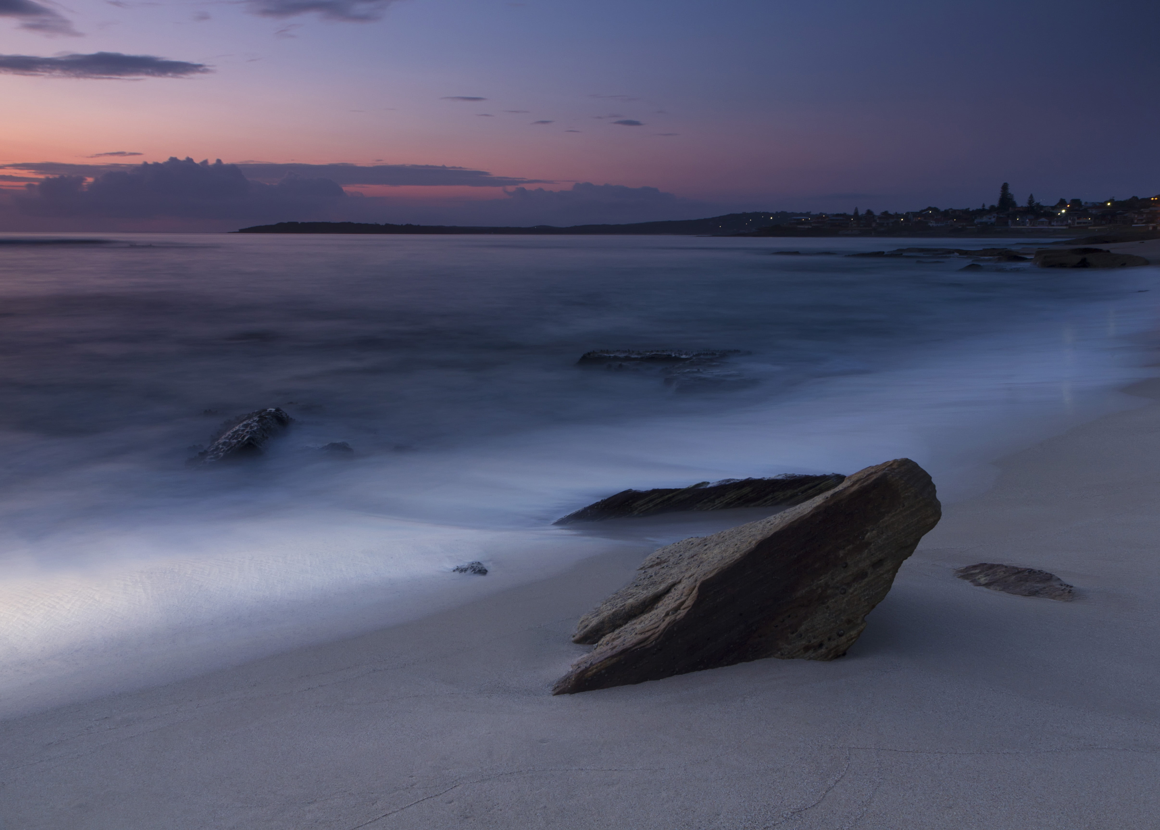 Cokin, Landscape, Soft Light, USM, Ocean  Water, Sunrise, Seascape, Light  Wave, Morning Light, Shore, Clouds, New South Wales, Movement, sunset, Cronulla Beach, HD Wallpaper