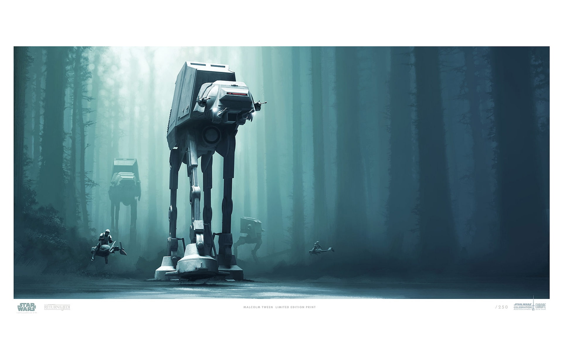 Star Wars Episode VI: Return Of The Jedi, AT-AT Walker, 1080P, Star Wars, HD Wallpaper