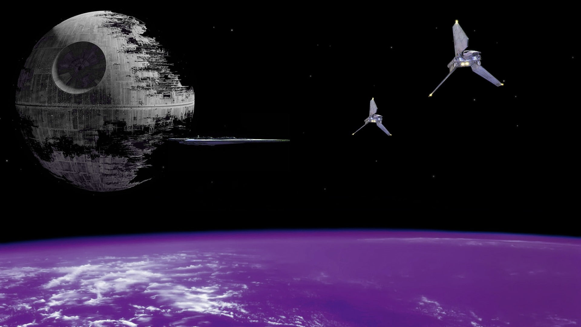 Star Wars: Episode VI - The Return of the Jedi, 1080P, science fiction, Star Wars, Death Star, movies, HD Wallpaper