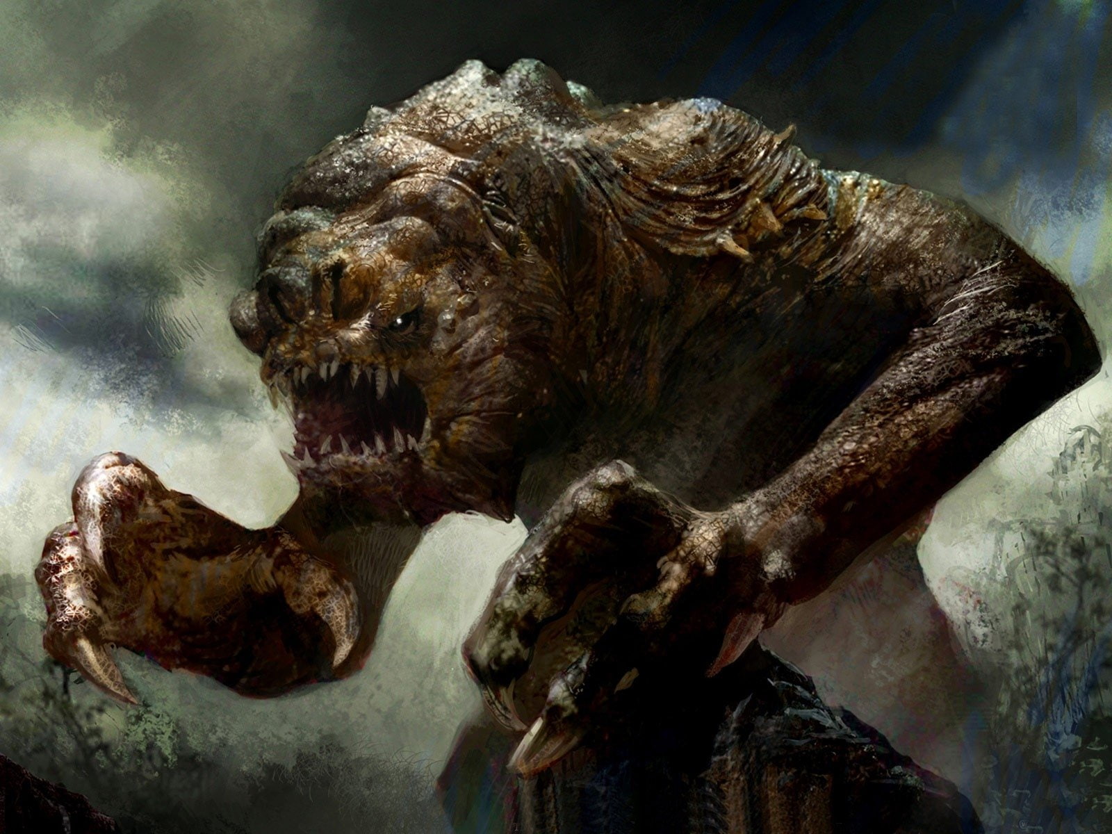 Monster, animal themes, animal wildlife, rock - object, mouth open, outdoors, close-up, animal head, Star Wars Episode VI: Return Of The Jedi , Star Wars, HD Wallpaper