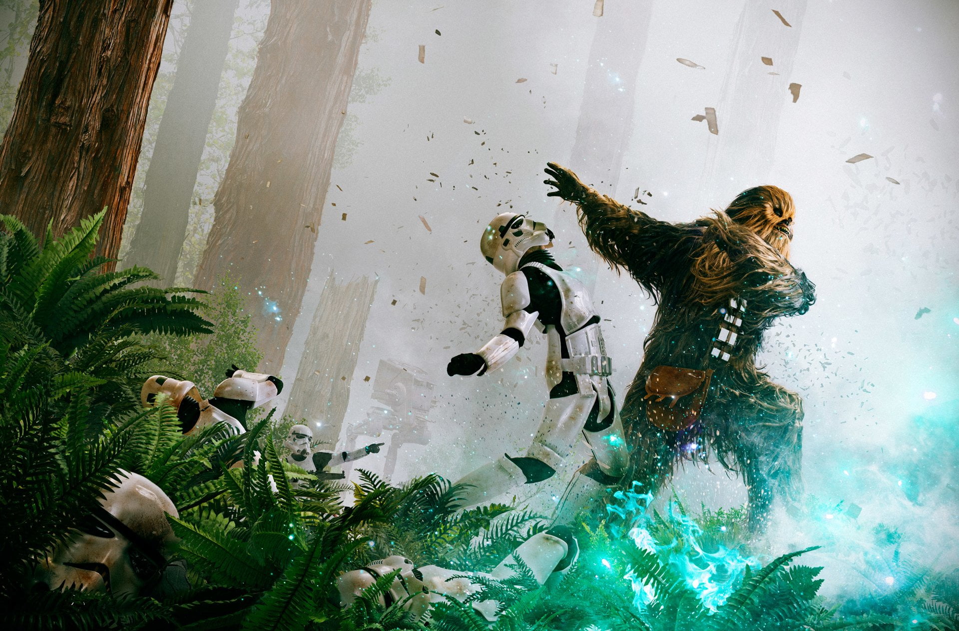 Chewbacca, animal, plant, no people, vertebrate, swimming, day, art and craft, Star Wars Episode VI: Return Of The Jedi, beauty in nature, 1080P, nature, HD Wallpaper