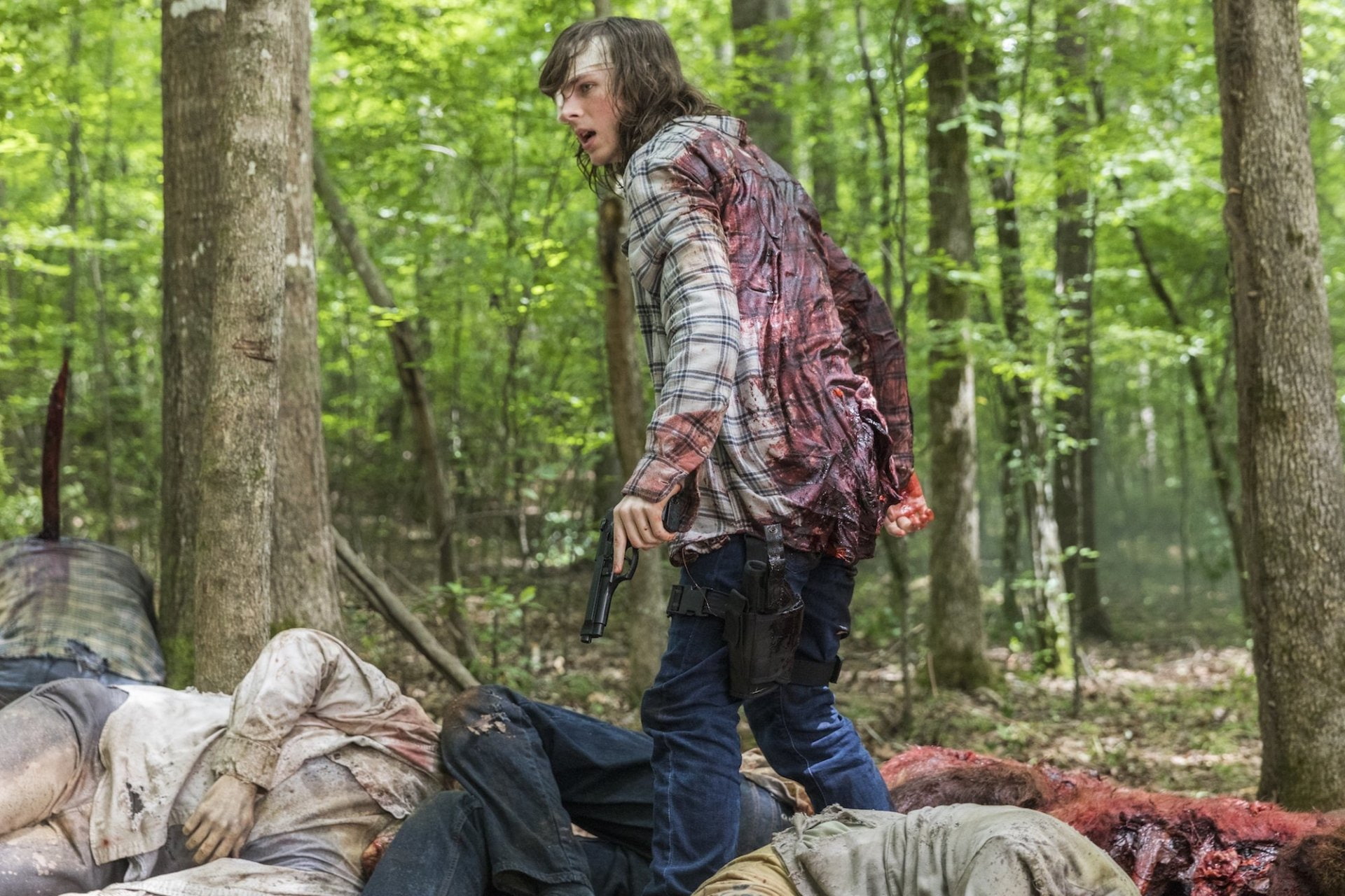The Walking Dead, Carl Grimes, 1080P, Chandler Riggs, TV Show, HD Wallpaper