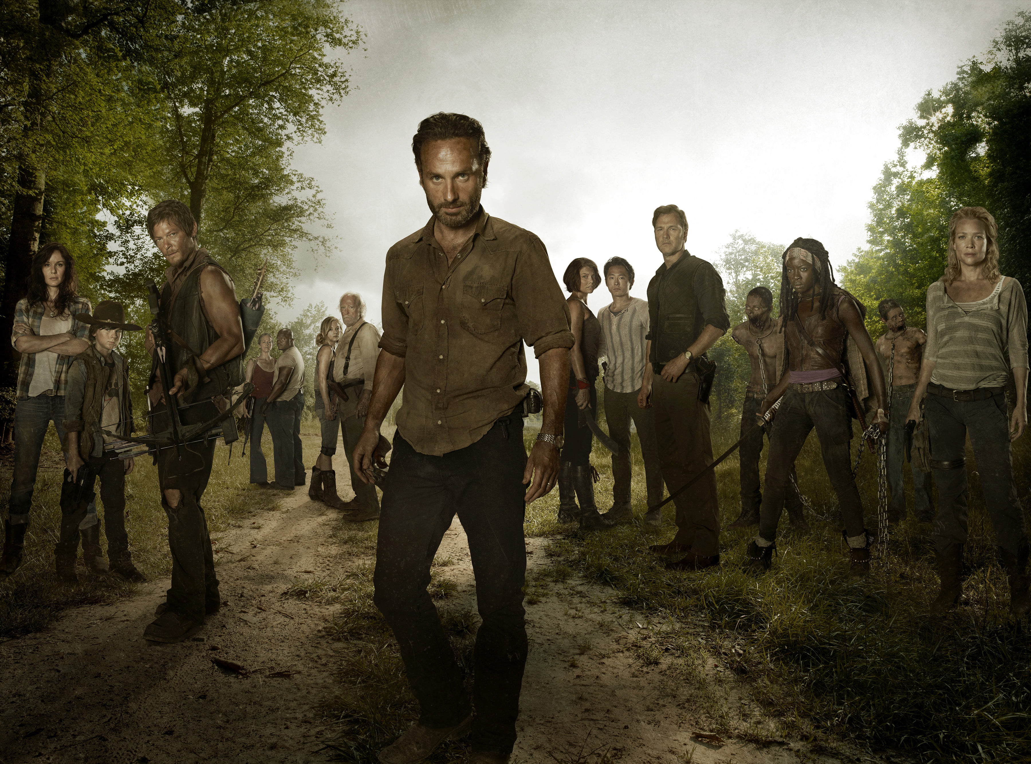 2K, Sarah Wayne Callies, government, military, males, Andrew Lincoln, teenager, Sarah Wayne Callis, men, togetherness, mud Run, african Descent, poster, HD Wallpaper