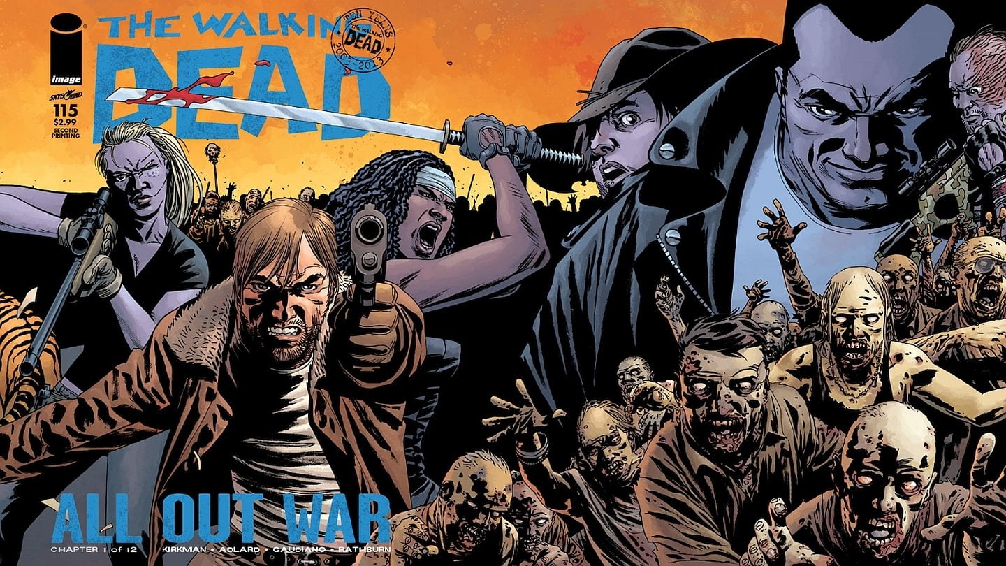720P, Carl Grimes, Comics, Michonne (The Walking Dead), The Walking Dead, HD Wallpaper