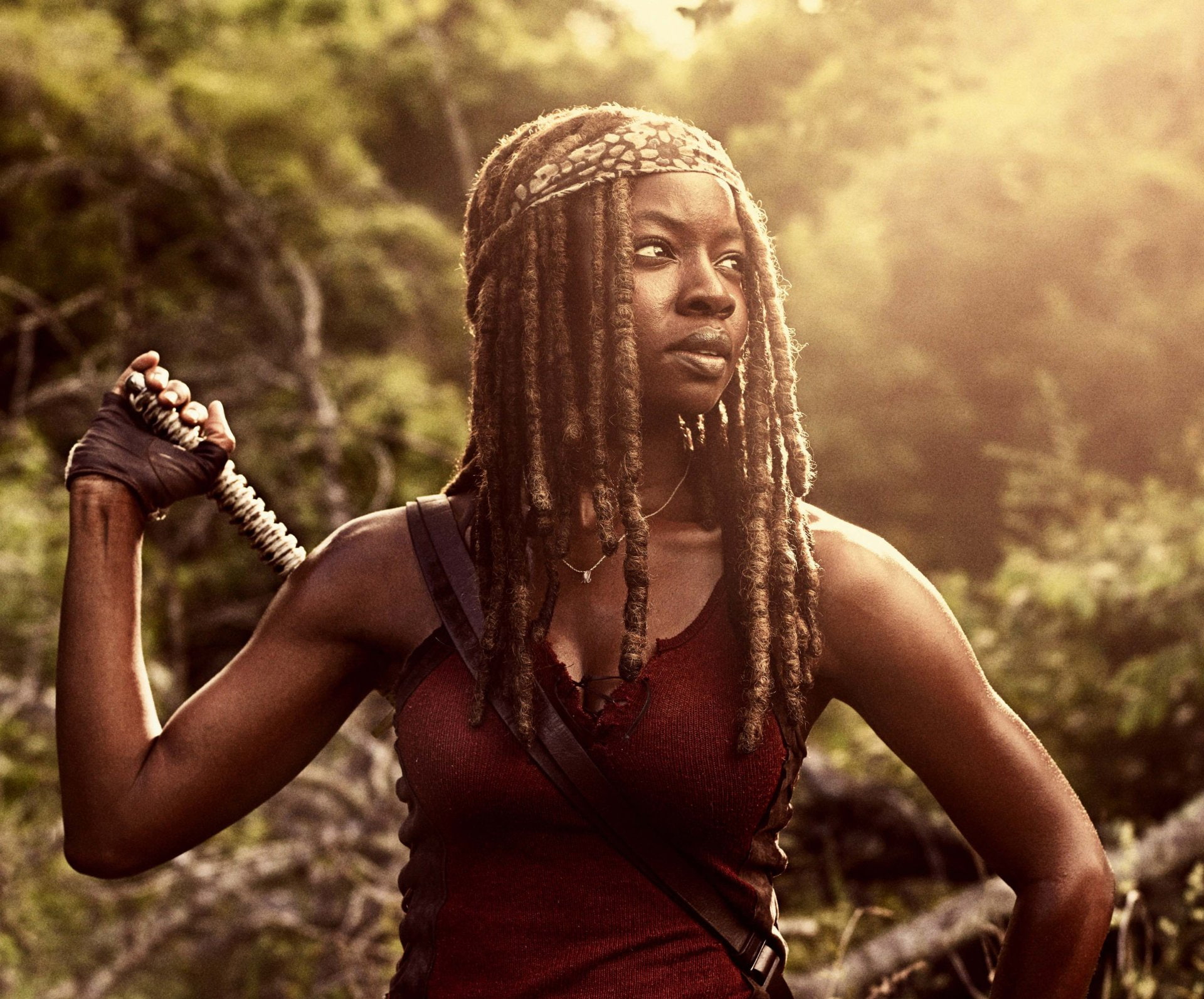 Michonne (The Walking Dead), TV Show, Danai Gurira, 1080P, The Walking Dead, HD Wallpaper