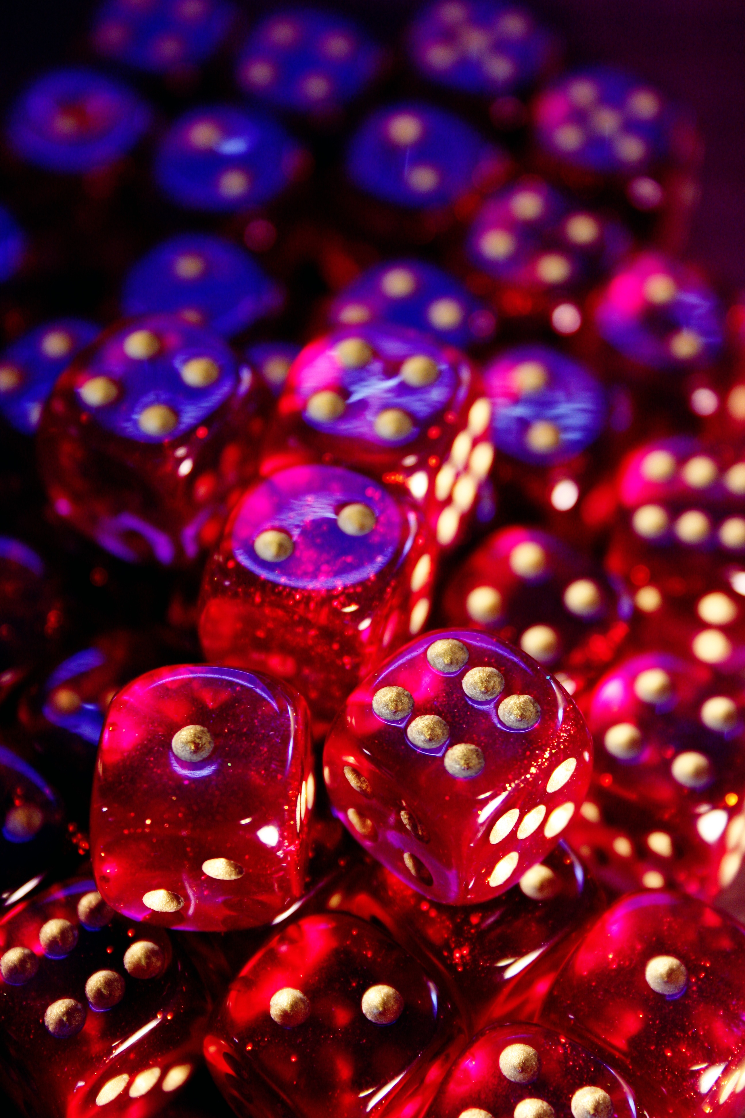 number cube, instantaneous speed, full frame, no people, jewelry, pink, lot, pay, decoration, play, shiny, role playing game, background, red, selective focus, Phone HD Wallpaper