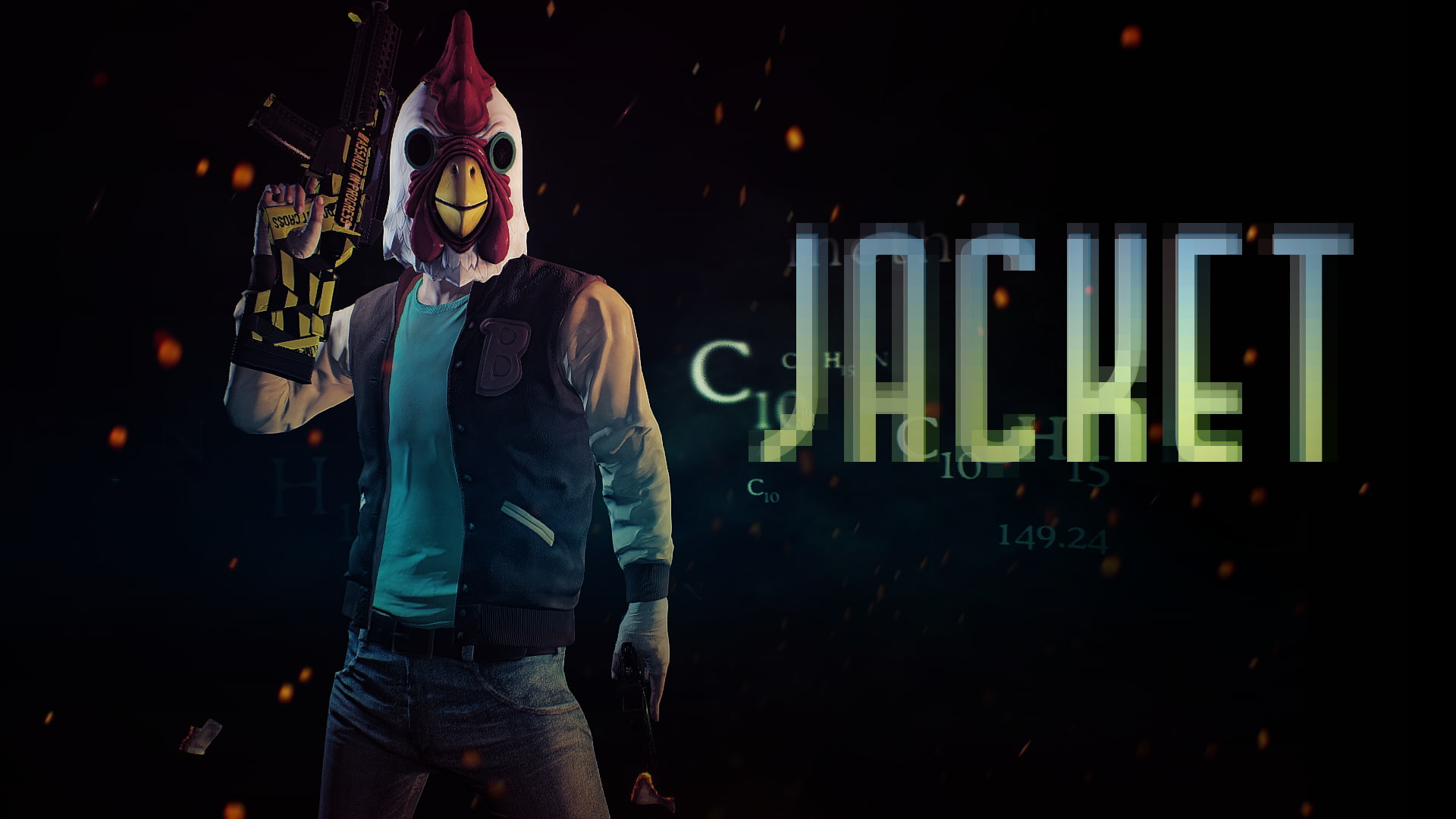lifestyles, 1080P, mask - disguise, young men, real people, three quarter length, casual clothing, standing, one person, disguise, Payday 2, men, focus on foreground, HD Wallpaper