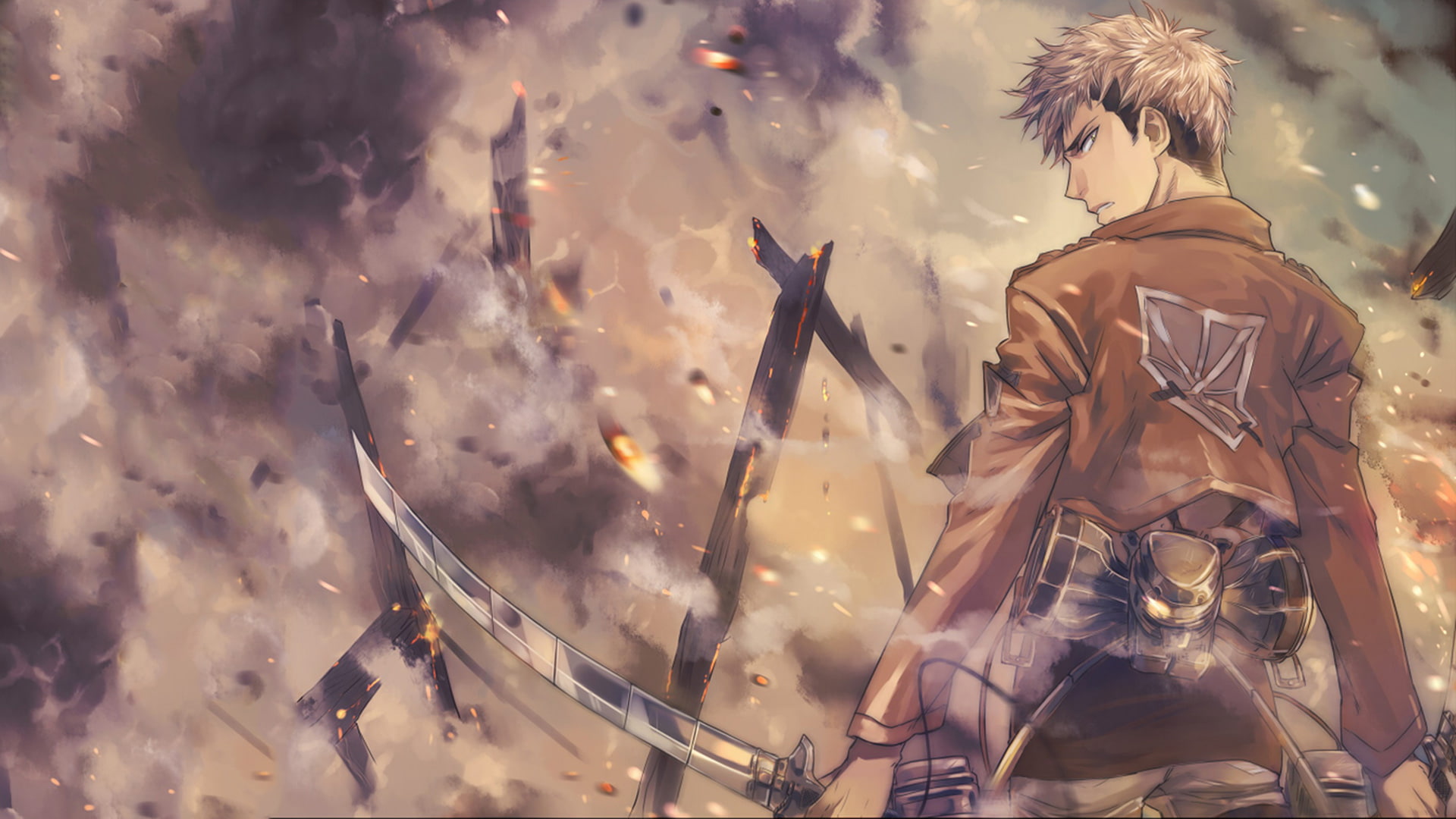 Jean Kirstein, 1080P, Anime, Shingeki No Kyojin, Attack On Titan, HD Wallpaper