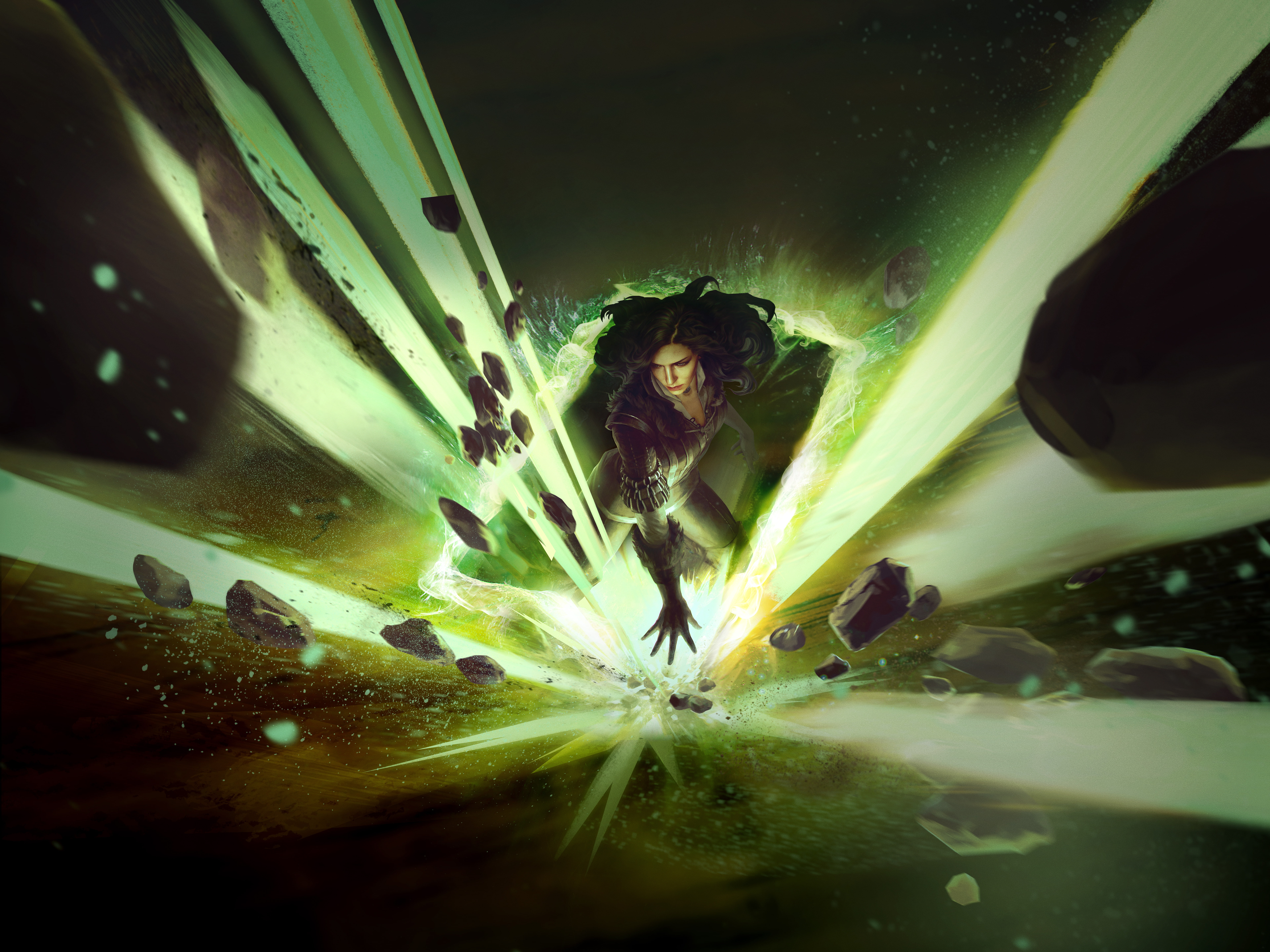 8K, Gwent: The Witcher Card Game, Yennefer, 4K, 8K, HD Wallpaper