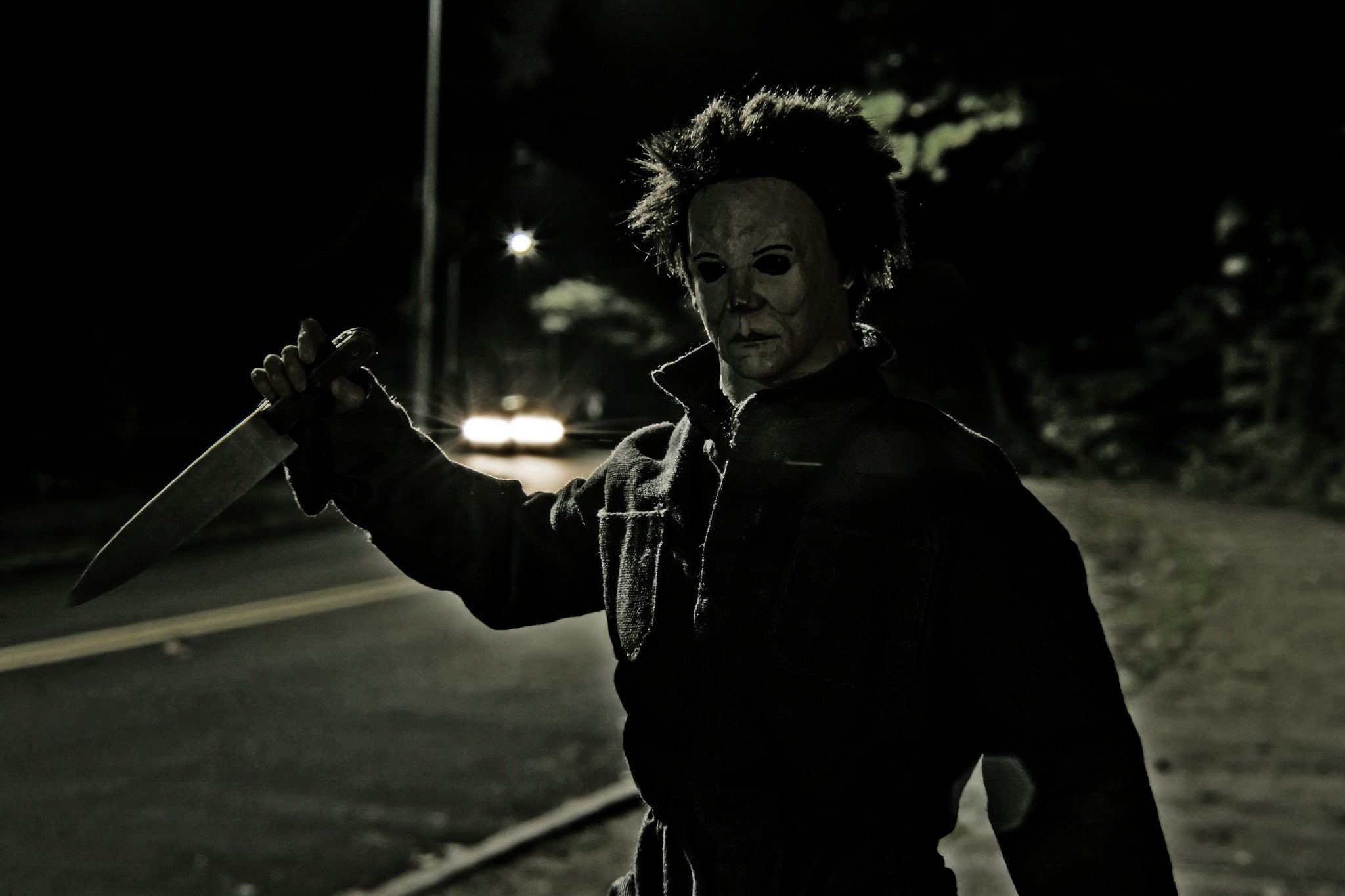 horror, 1080P, halloween, (1978), dark, HD Wallpaper