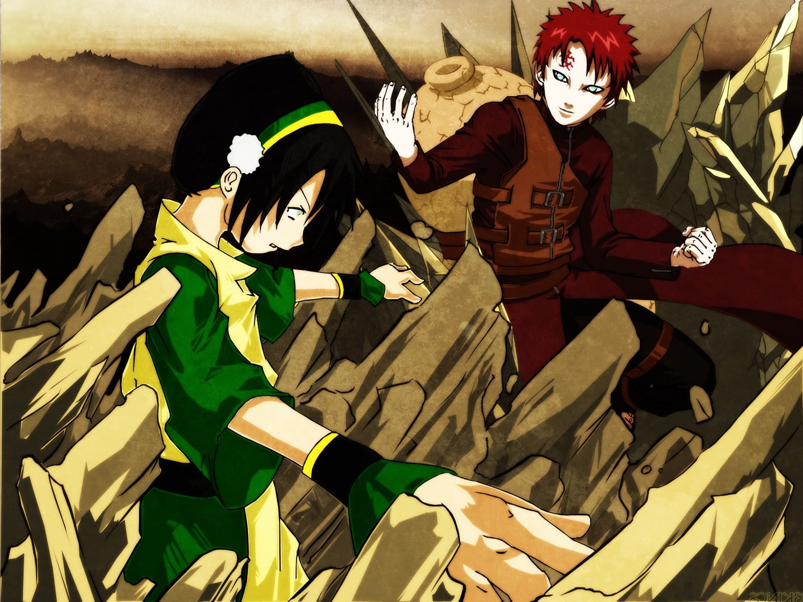 leisure activity, disguise, men, avatar the last airbender toph beifong gaara, celebration, human representation, male likeness, real people, representation, HD Wallpaper