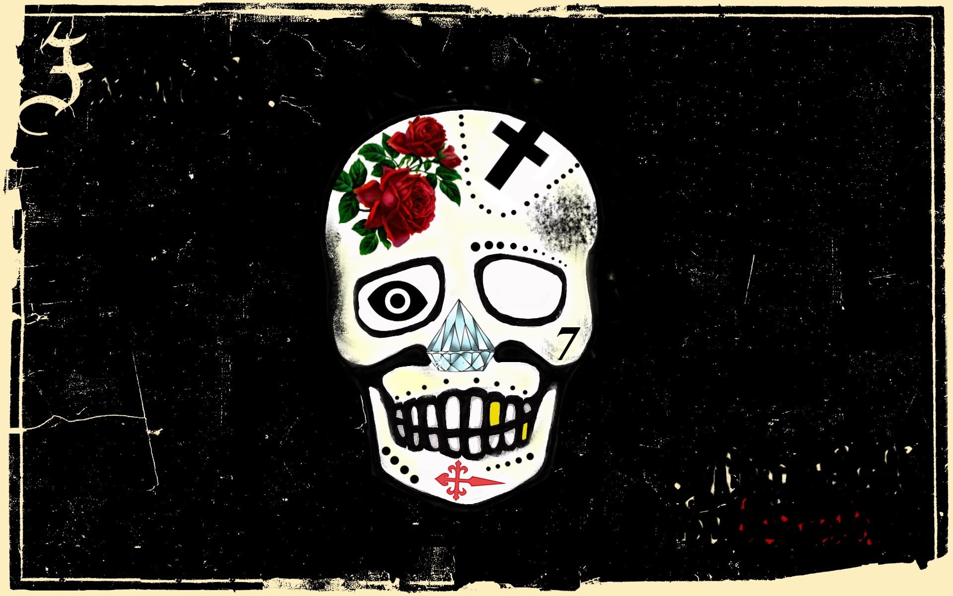 calavera, art and craft, costume, auto post production filter, disguise, male likeness, skull, mask, still life, painting, close-up, decoration, creativity, HD Wallpaper