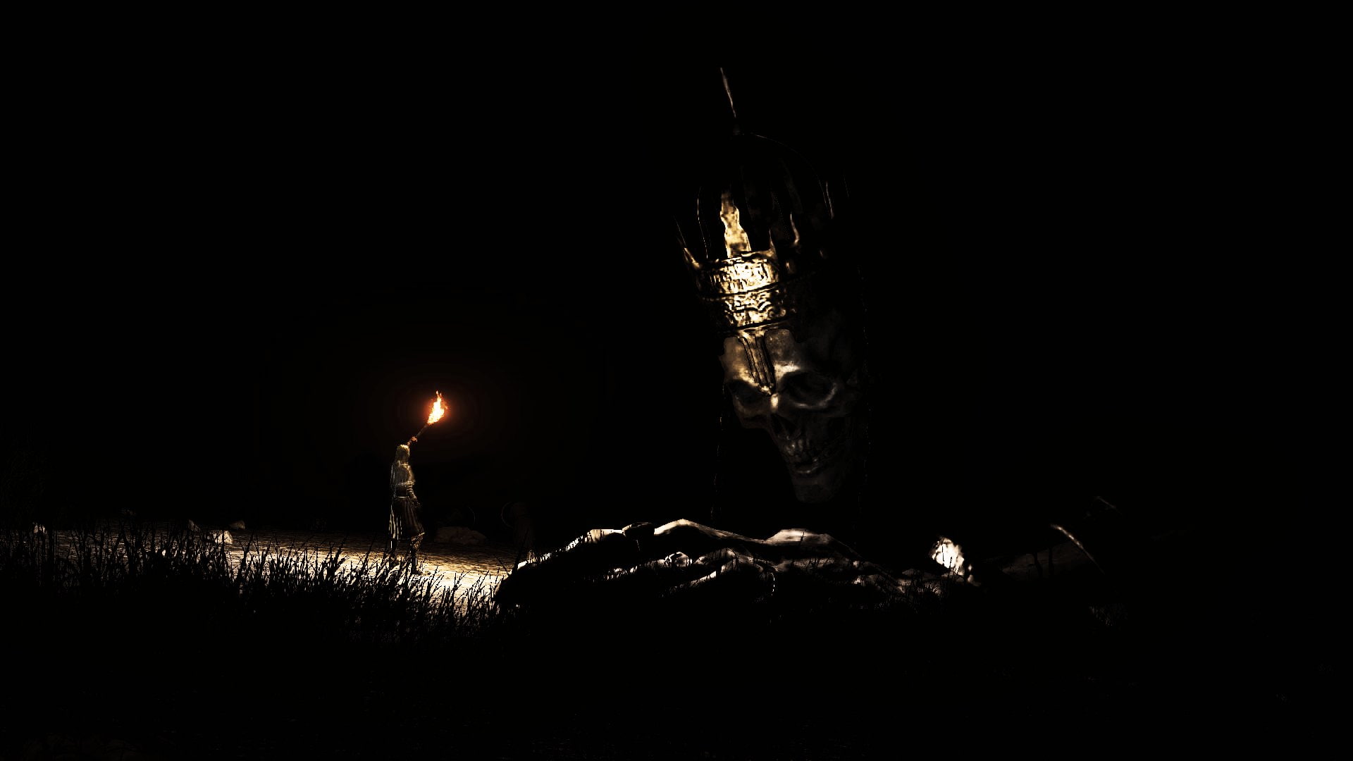 abstracto, dark, guerrero, calavera, 1080P, HD Wallpaper