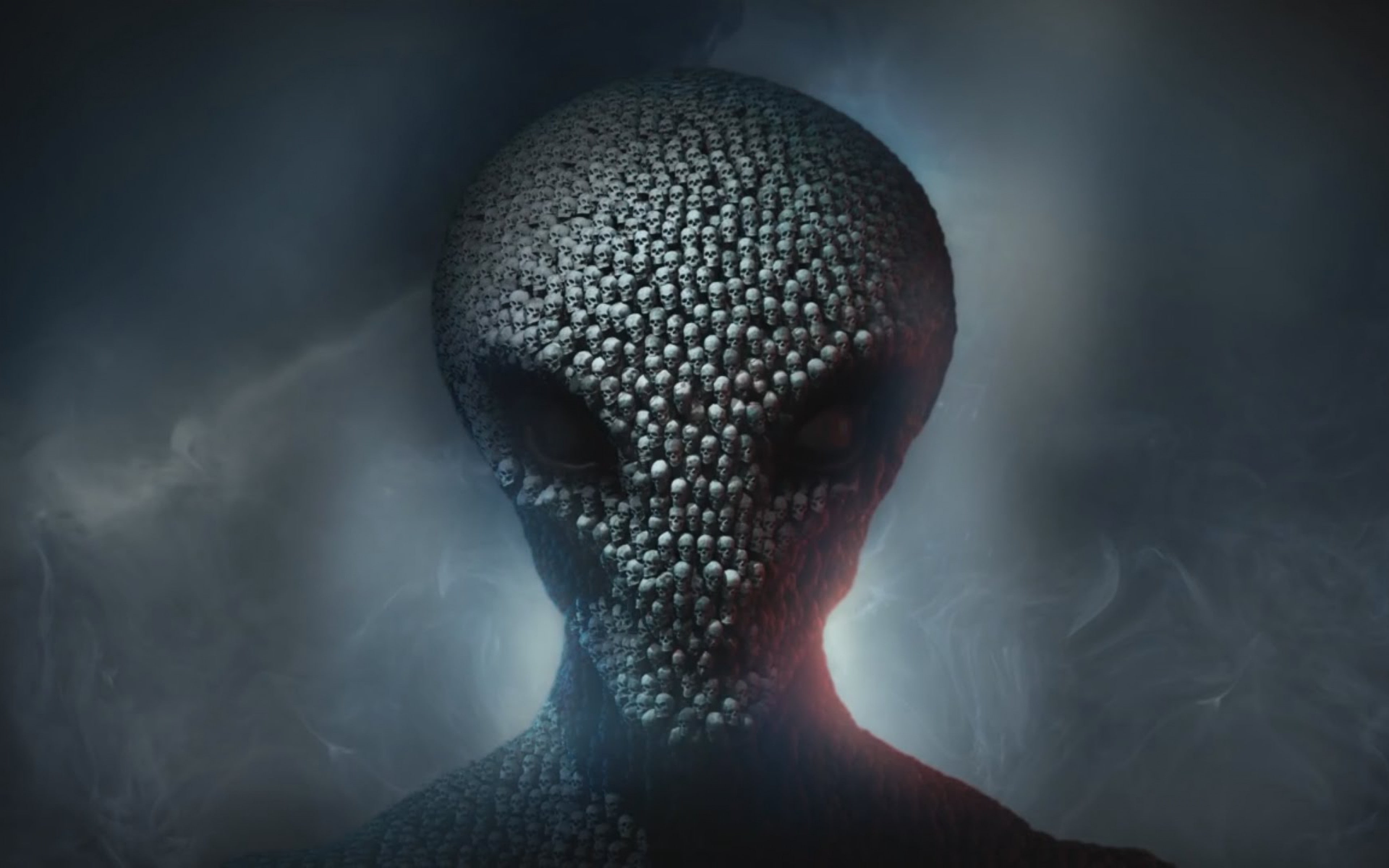 alien, firaxis games backgrounds, xcom 2, Download 3840x2400 xcom 2, 4K, skulls, HD Wallpaper