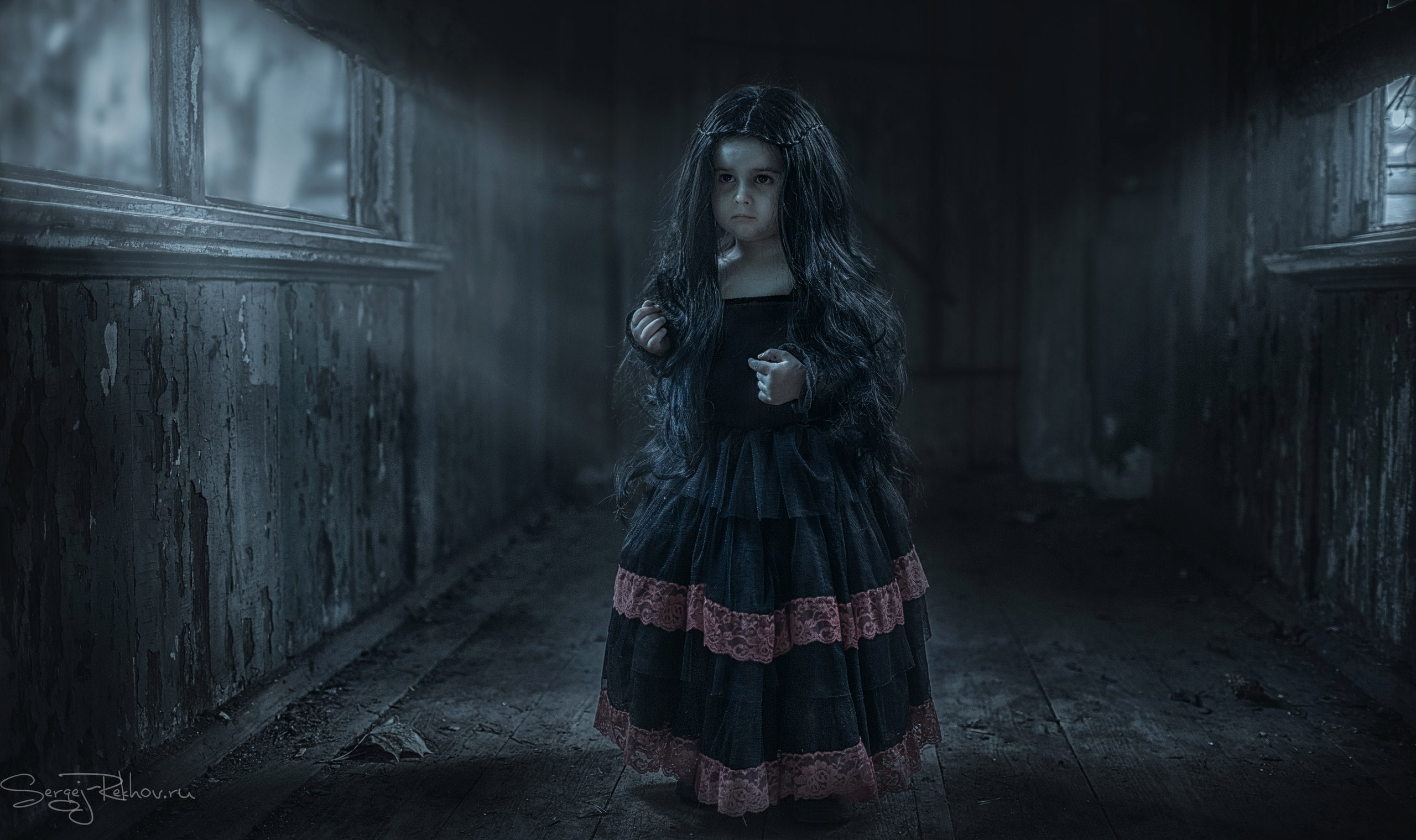 2K, spooky, dark, children, HD Wallpaper
