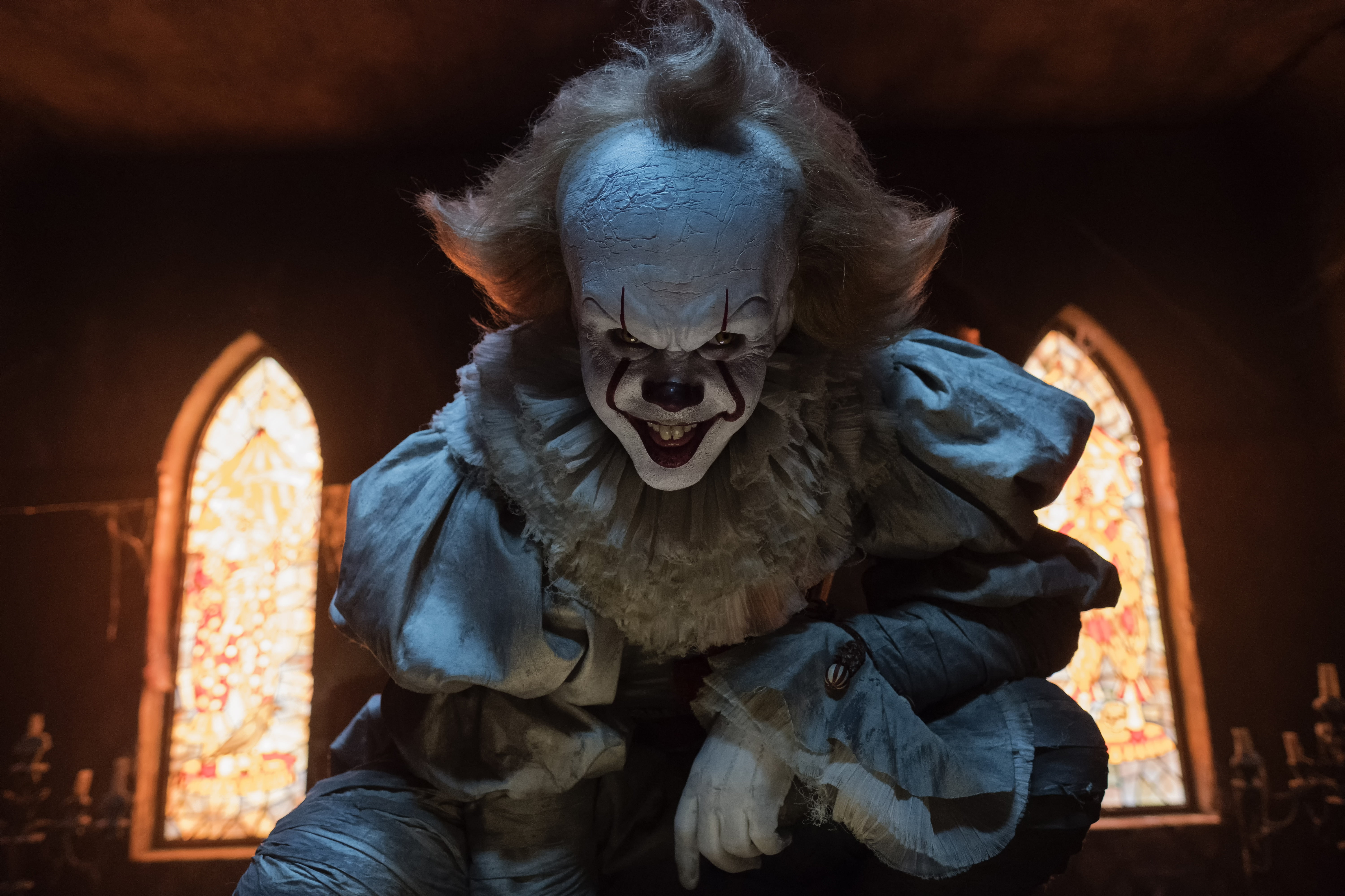 5K, Bill Skarsgård, Pennywise, IT, Bill Skarsgard, HD Wallpaper