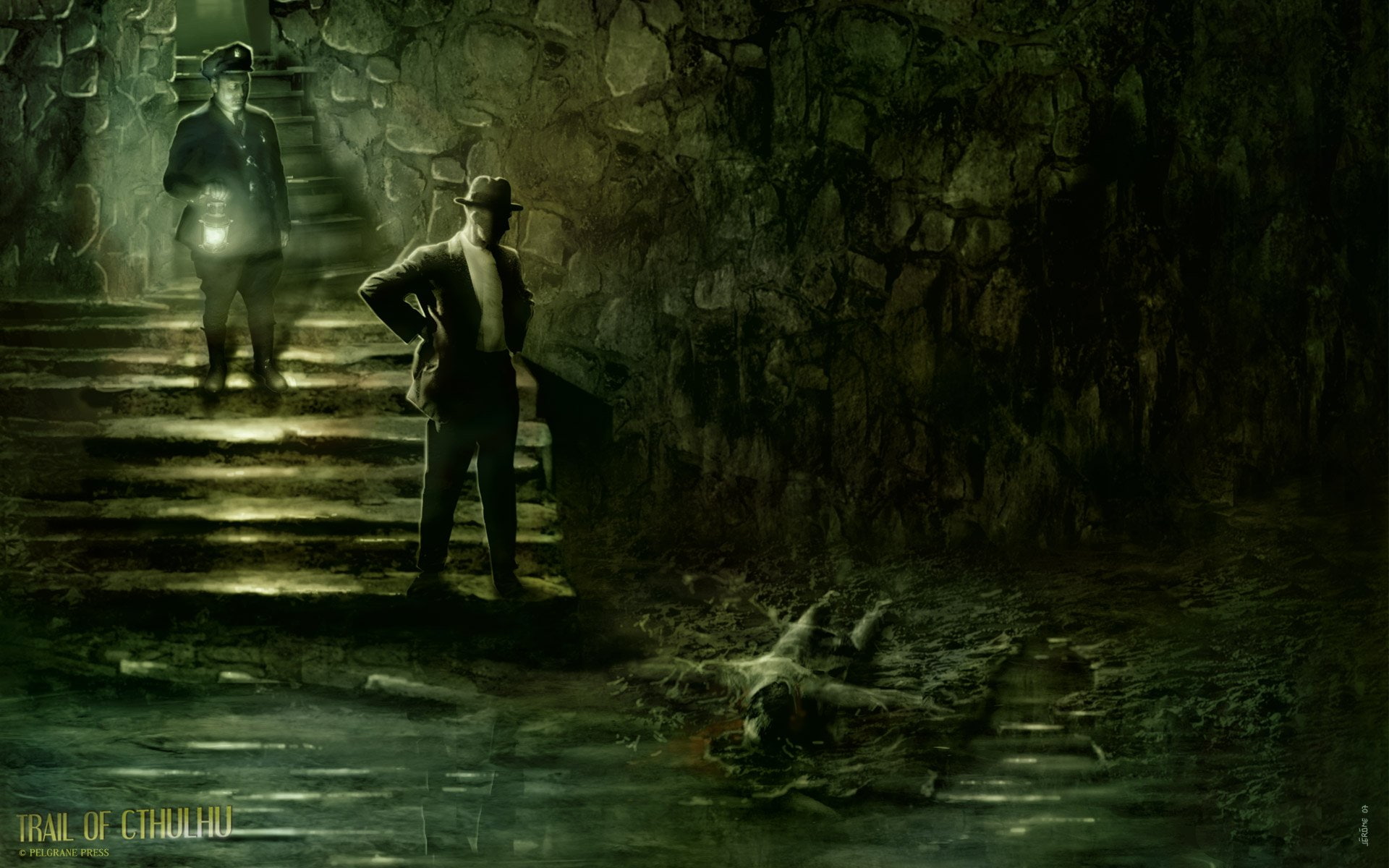 1080P, horror, cthulhu, shooter, fantasy, survival, rpg, trail of cthulhu, trail, call, HD Wallpaper