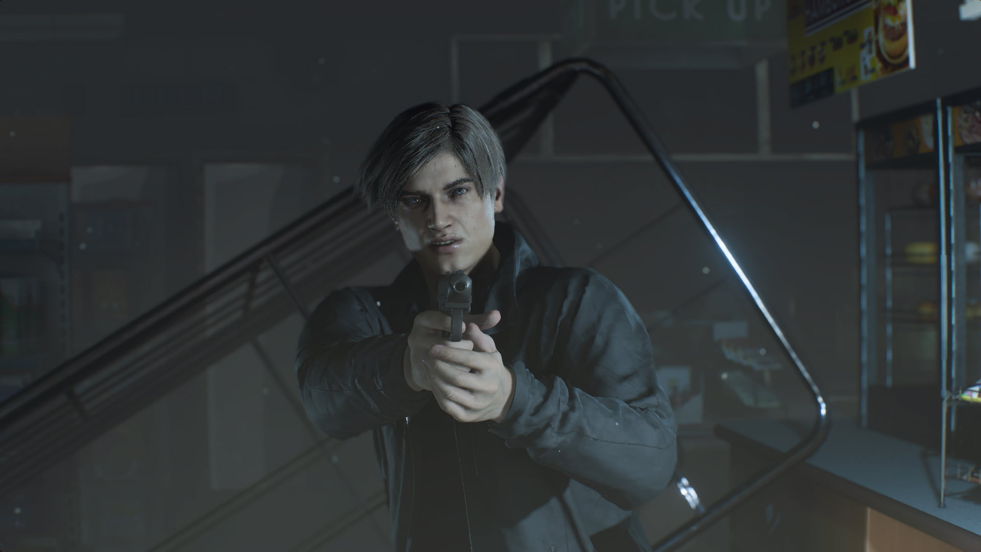video game characters, PC gaming, Resident Evil 2 Remake, Leon Kennedy, 1080P, screen shot, HD Wallpaper