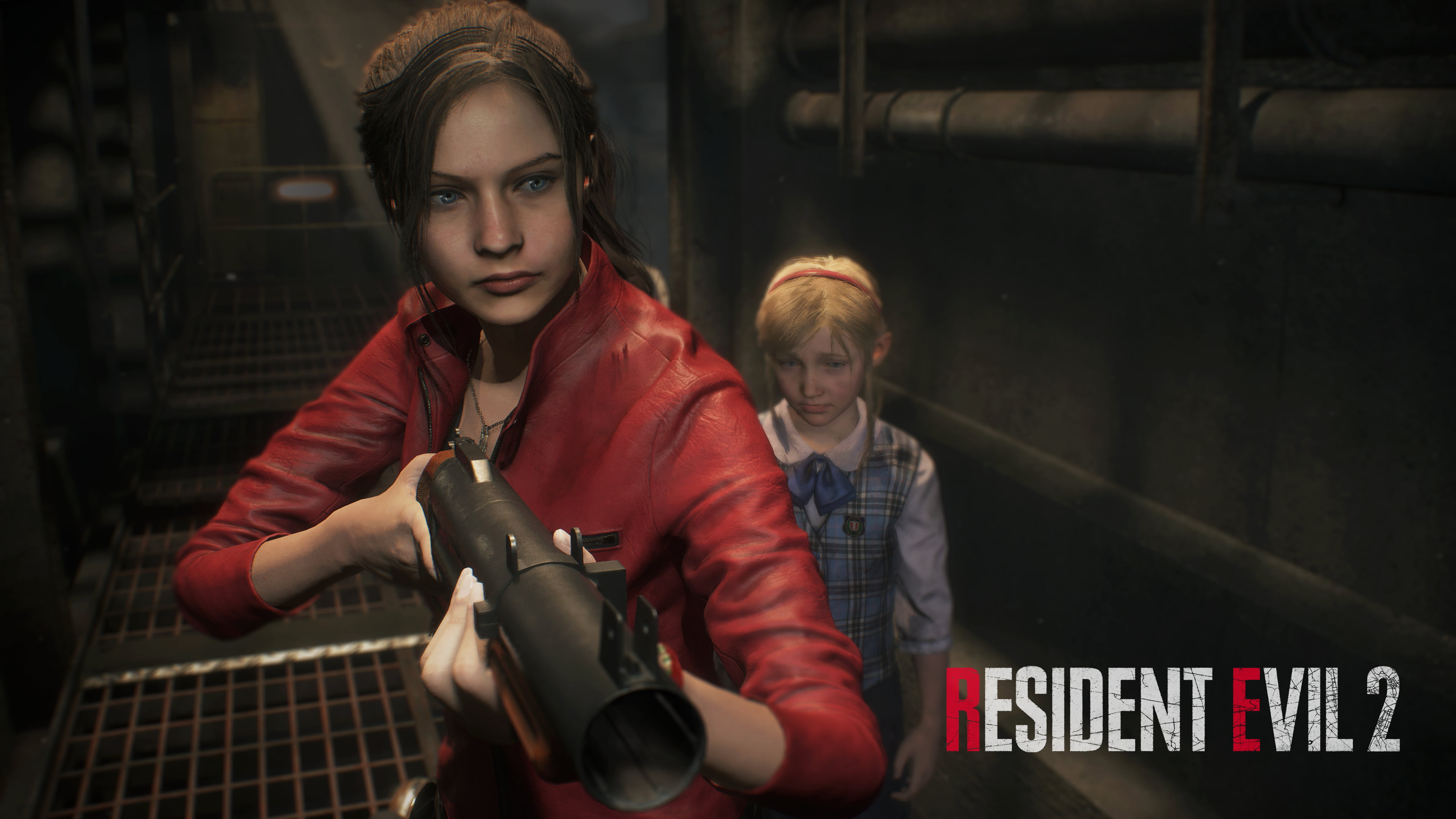 4K, Resident Evil 2 Remake, horror, Capcom, Resident Evil, HD Wallpaper