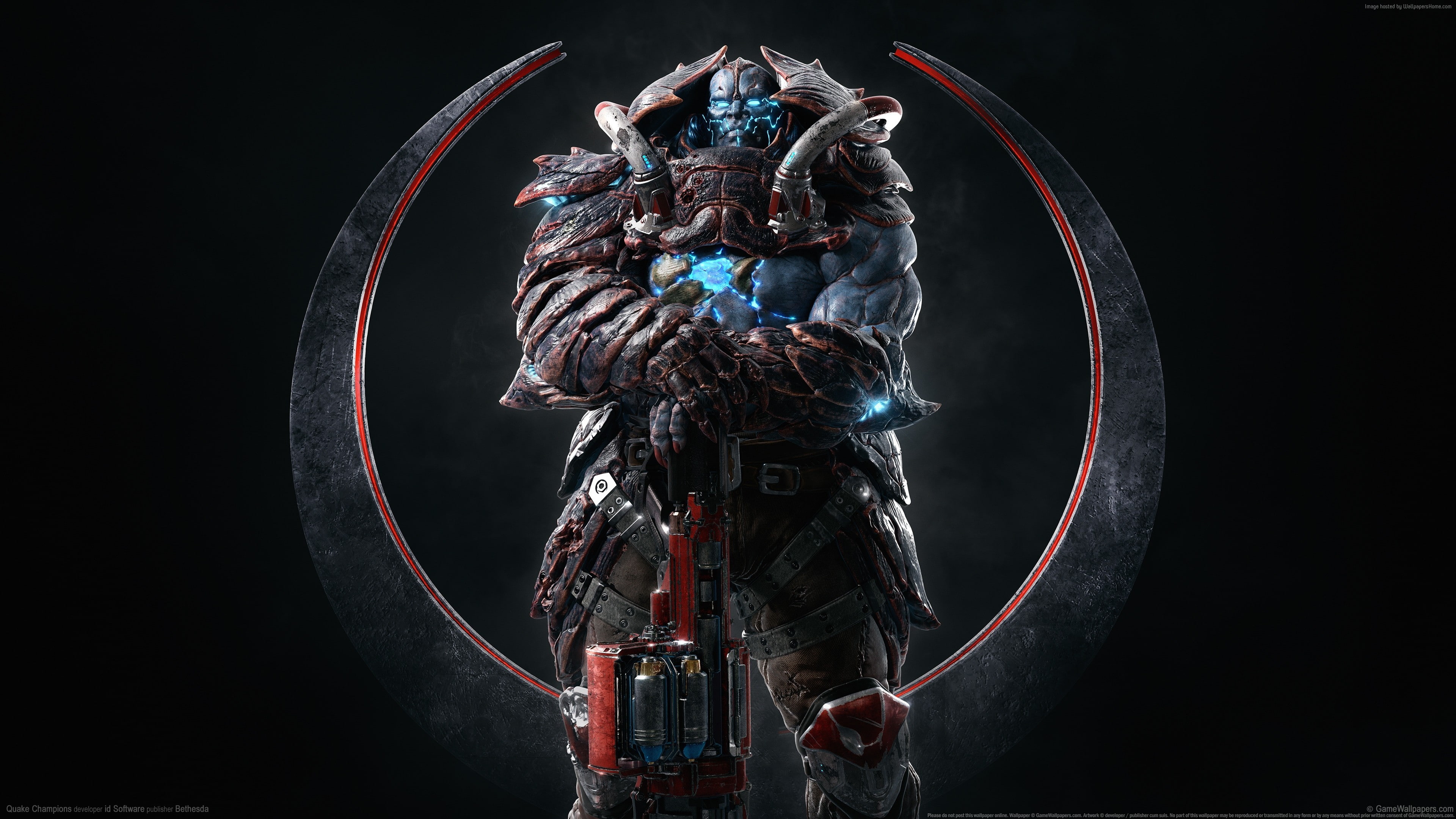 pc, shooter, 4K, Quake Champions, best games, Scalebearer, HD Wallpaper