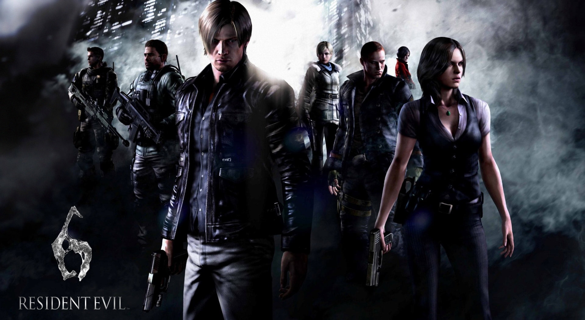 Resident Evil, video game, adult, young adult, evil, communication, people, aggression, men, gun, Games, mid adult men, young men, characters, mid adult, HD Wallpaper