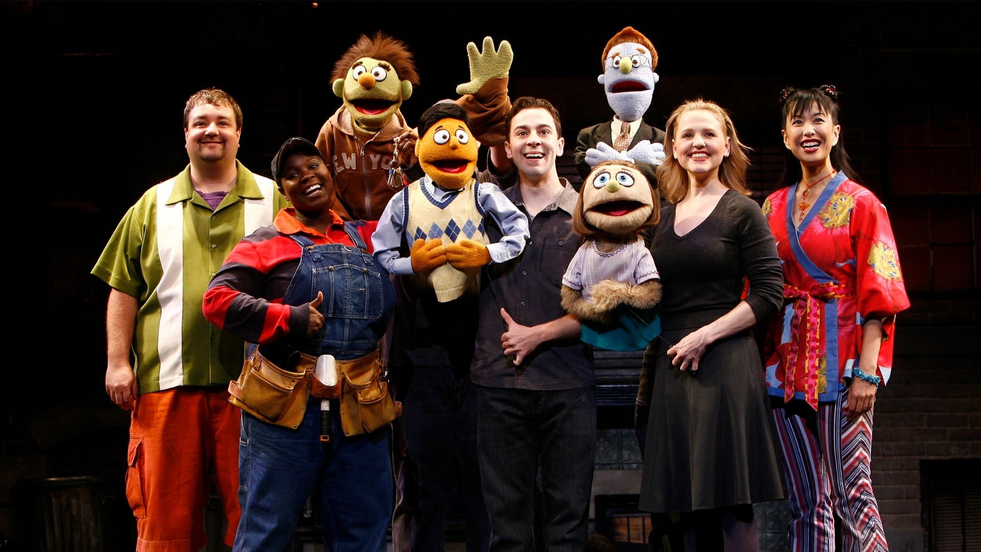 teenager, happiness, costume, togetherness, emotion, Girls, portrait, Smile, standing, looking at camera, Avenue q, stage, arts culture and entertainment, HD Wallpaper