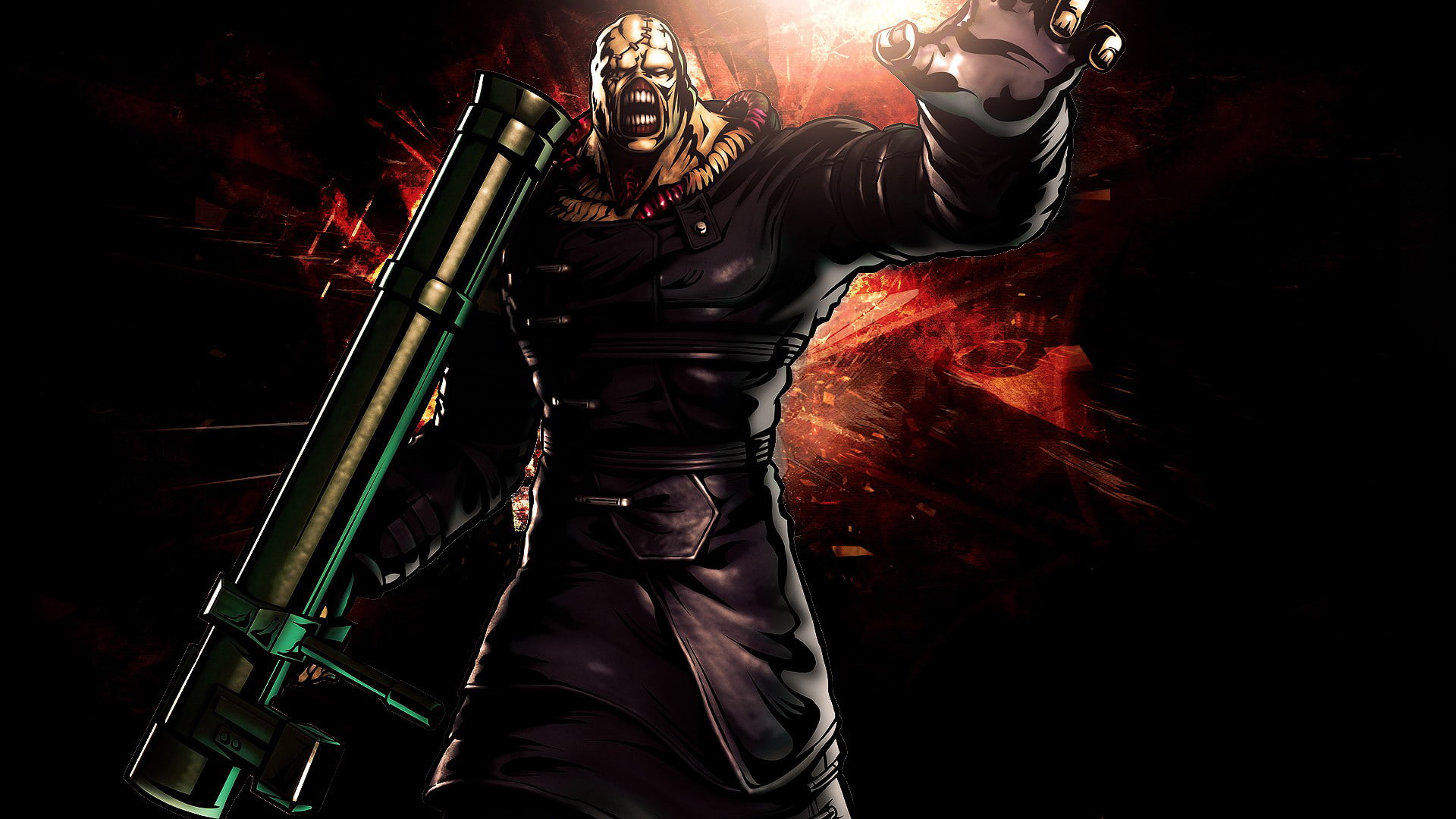 video games, evil, hd, nemesis, 1080P, resident, capcom, HD Wallpaper