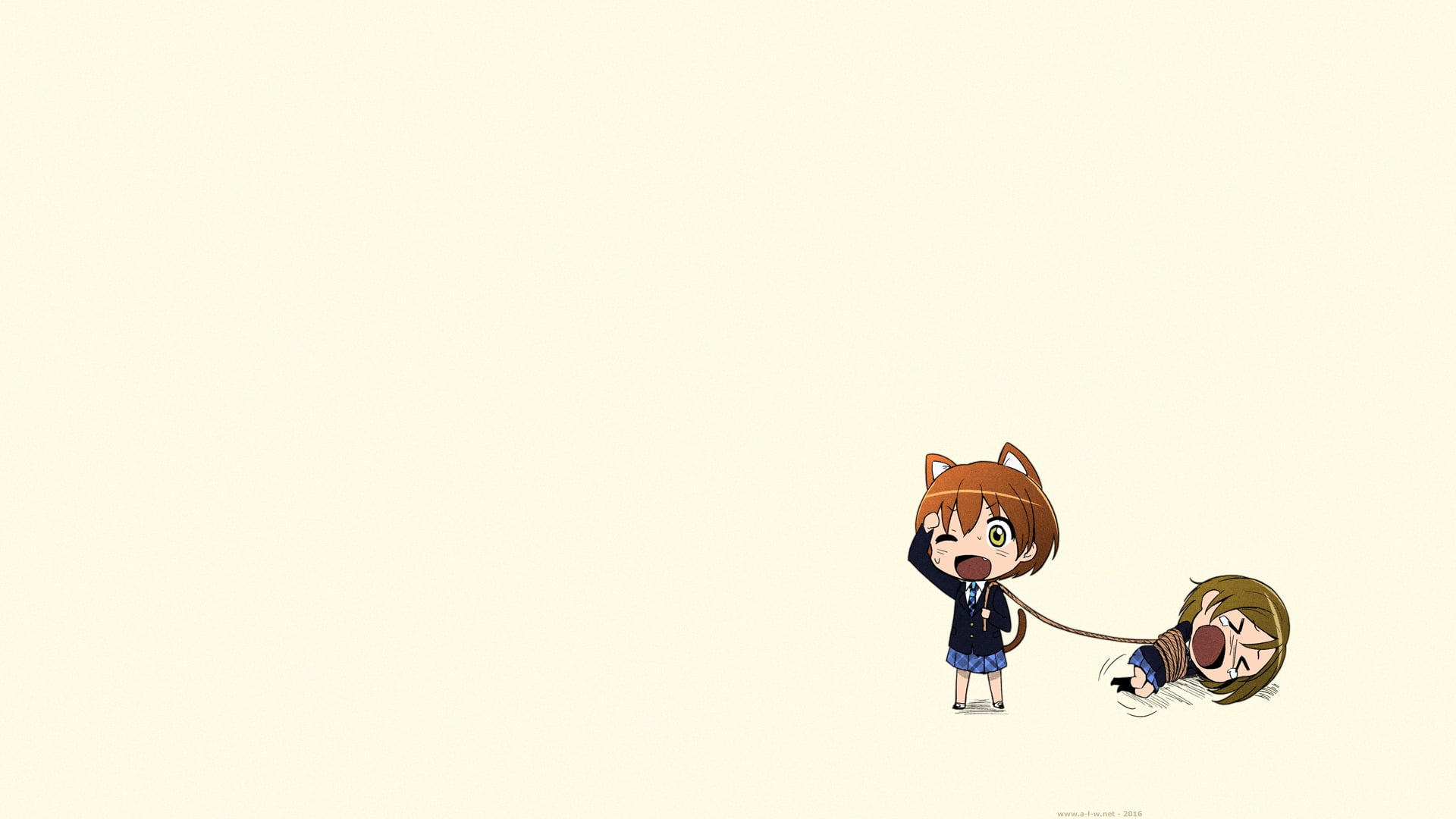 childhood, fun, guitar, musical instrument, studio shot, toy, cut out, music, musical equipment, chibi, animal, animal representation, representation, cat tail, HD Wallpaper