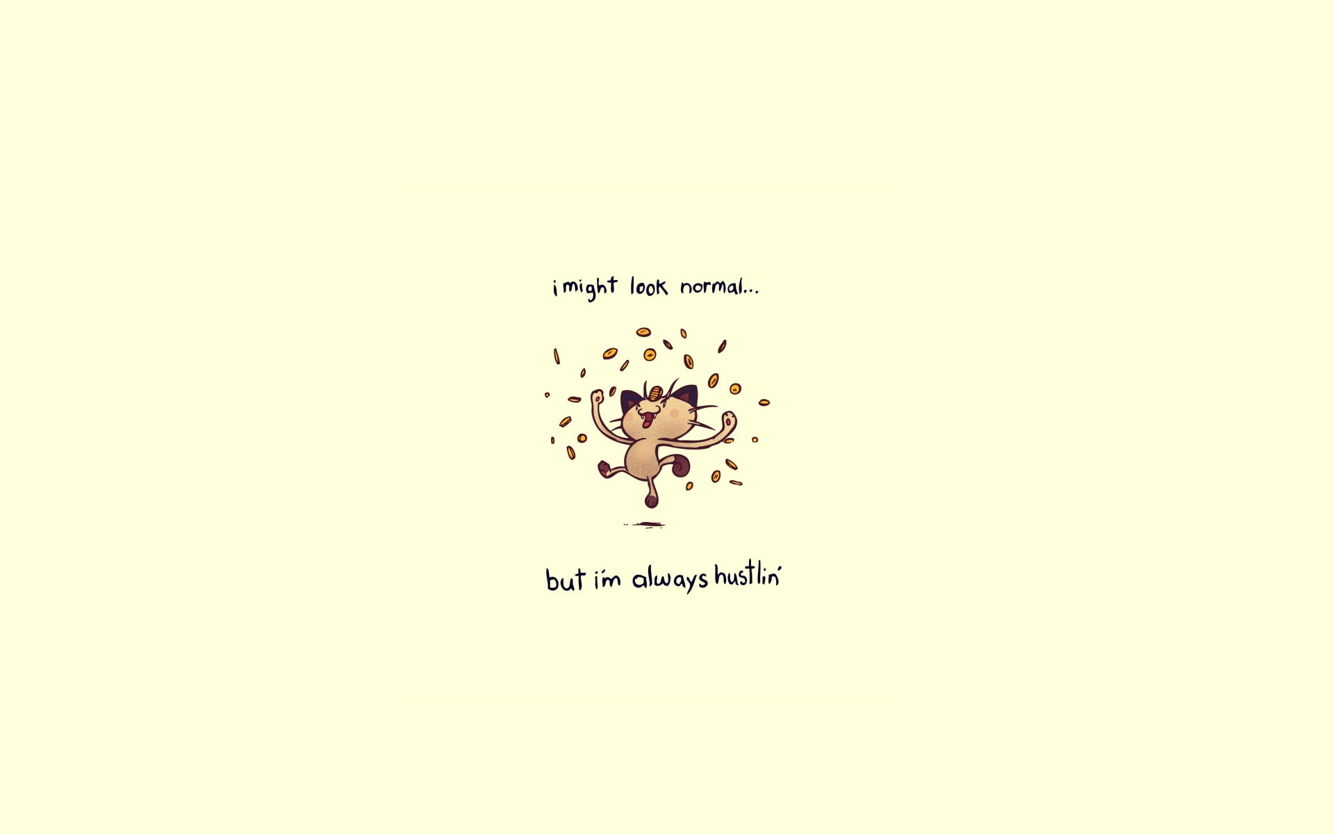 hd, 1080P, cartoon/comic, meowth, white, pokemon, HD Wallpaper