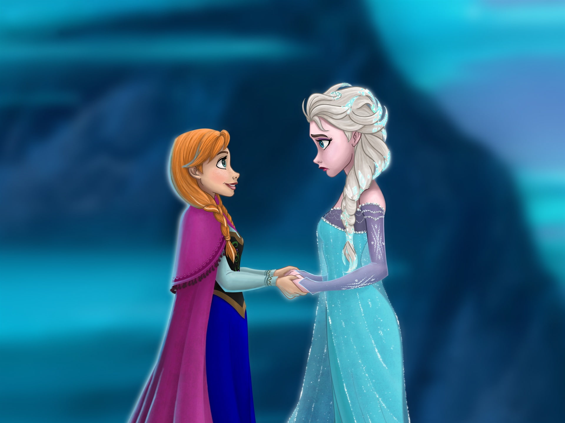 lifestyles, beautiful woman, hair, women, frozen, elegance, actress, anna, standing, elsa, blond hair, young adult, 1080P, disney, beautiful people, HD Wallpaper