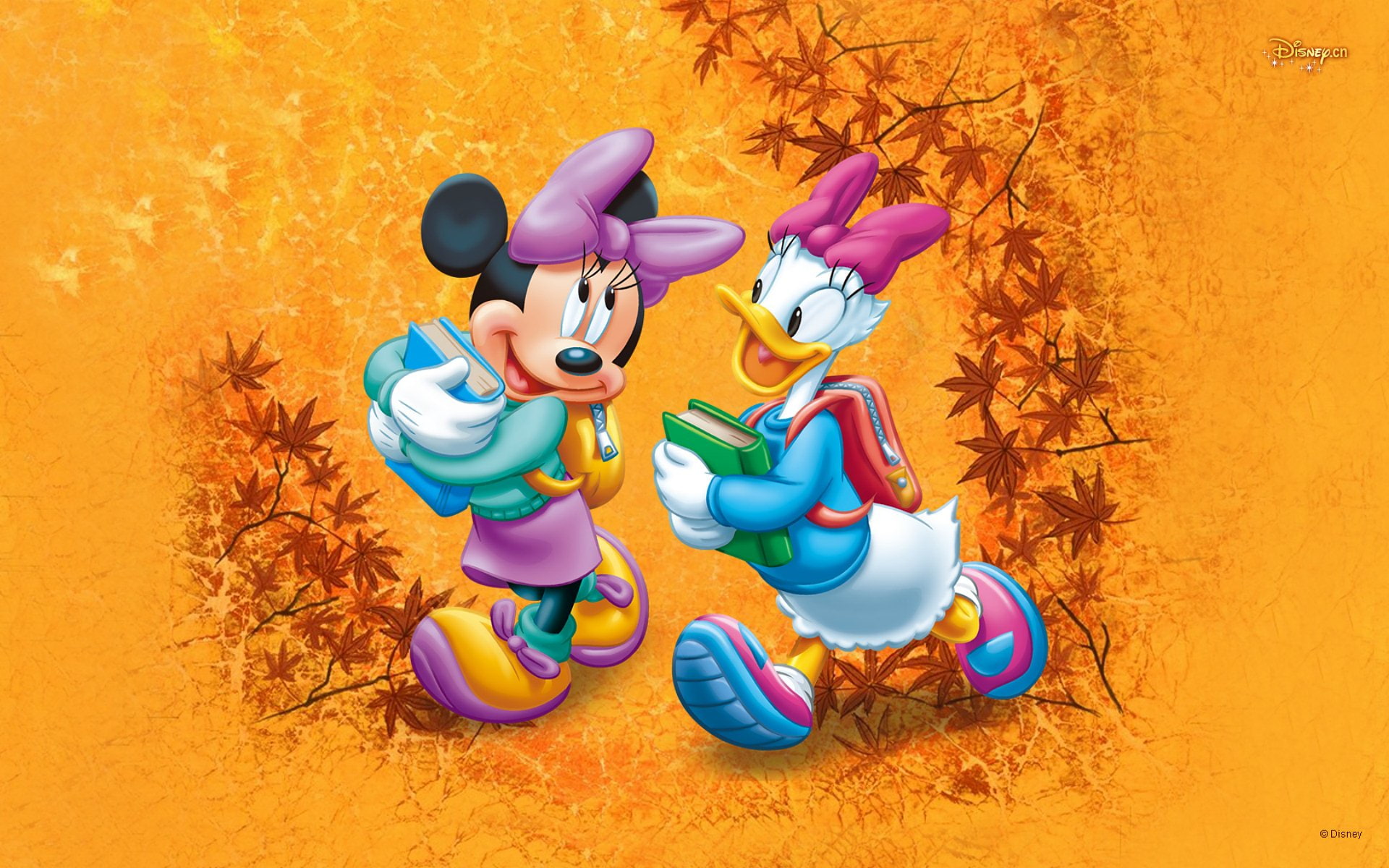 Daisy Duck, 1080P, Disney, Minnie Mouse, HD Wallpaper