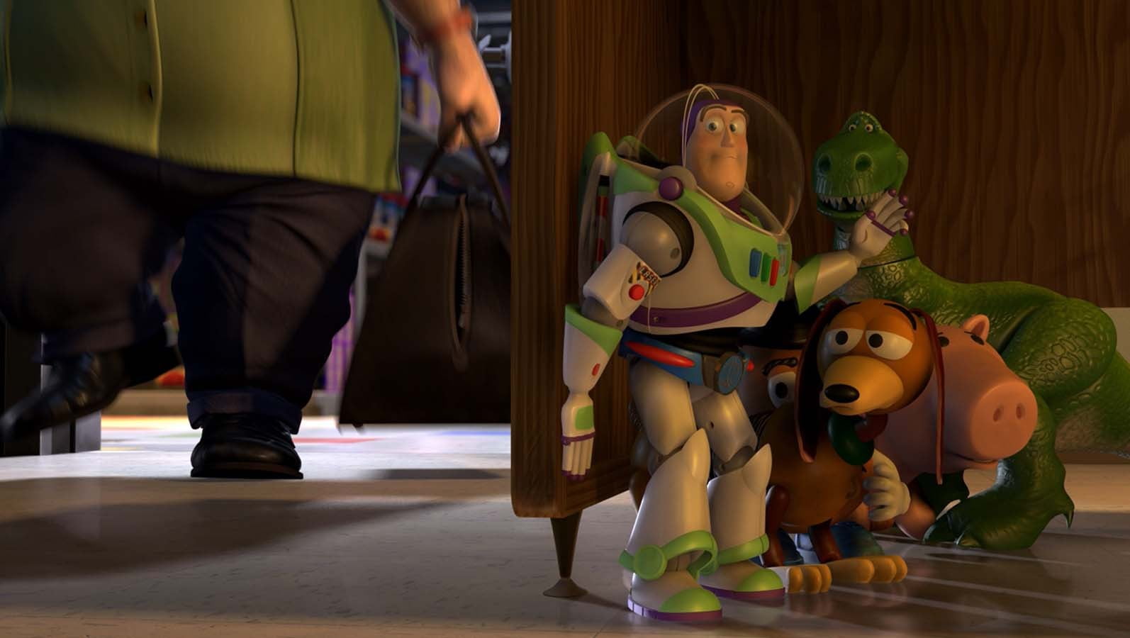 lifestyles, real people, arts culture and entertainment, people, Buzz Lightyear, Toy Story 2, night, adult, representation, low section, shoe, medium group of people, HD Wallpaper