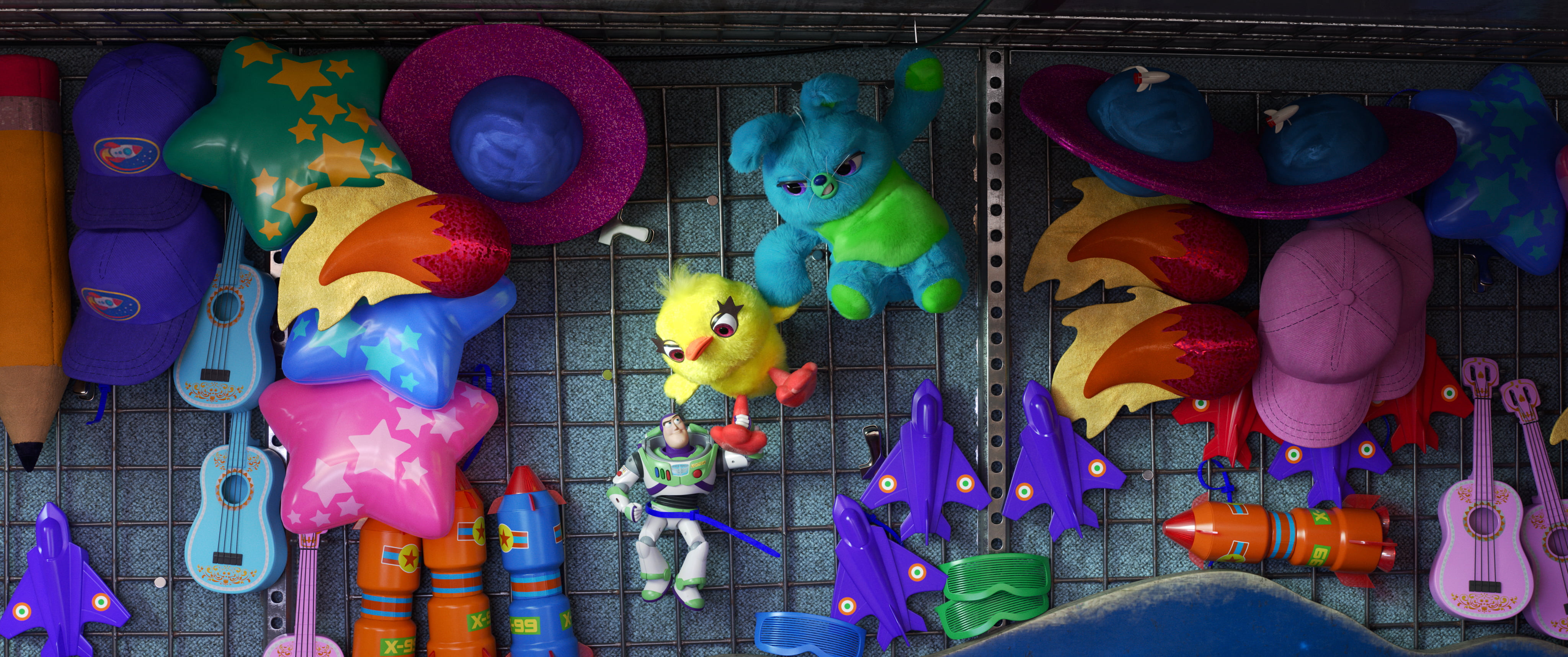 Ducky (Toy Story), 4K, Bunny (Toy Story), Toy Story 4, Buzz Lightyear, Movie, HD Wallpaper